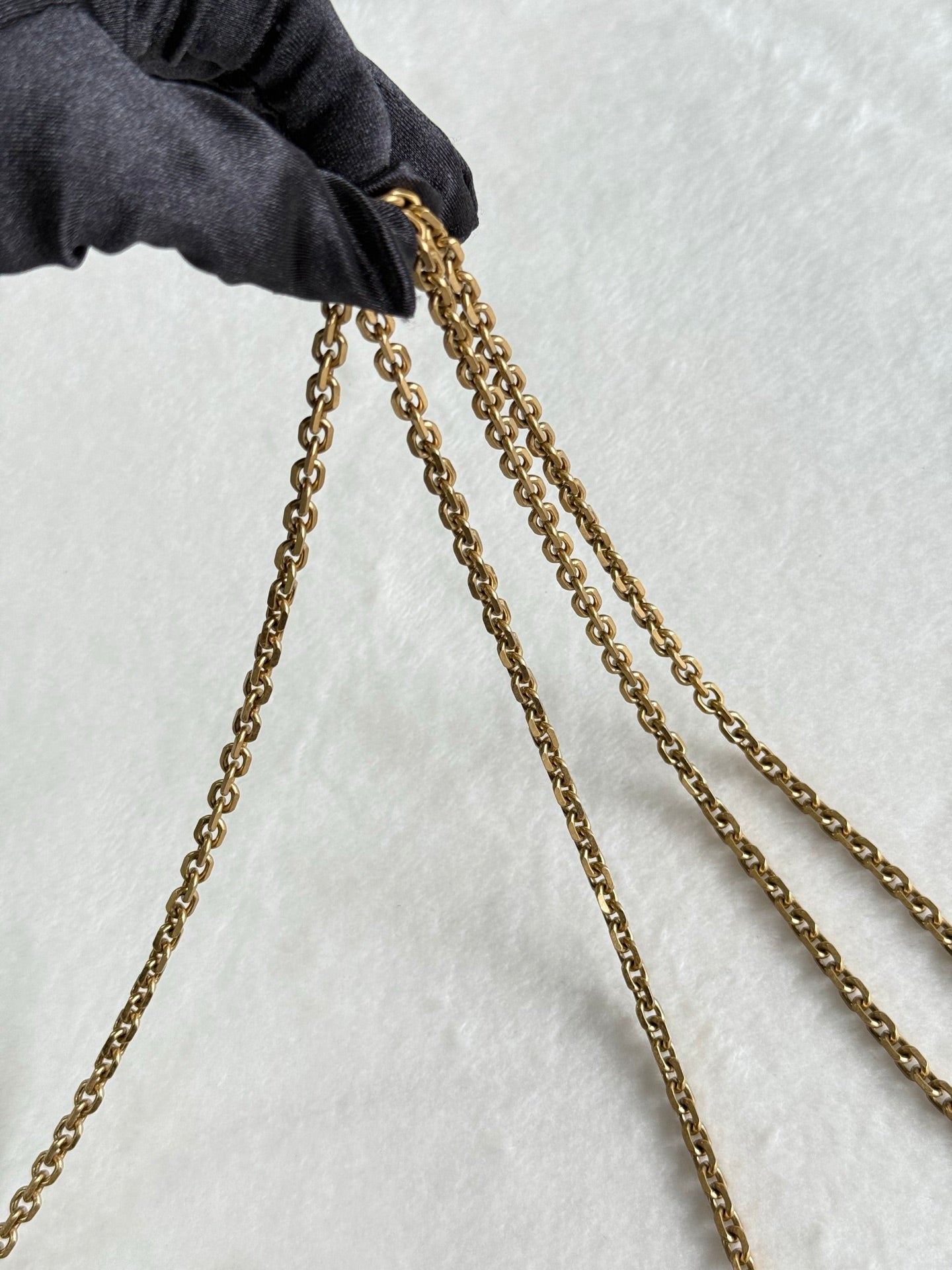 Dior Obliqu Small Saddle Pouch with Chain