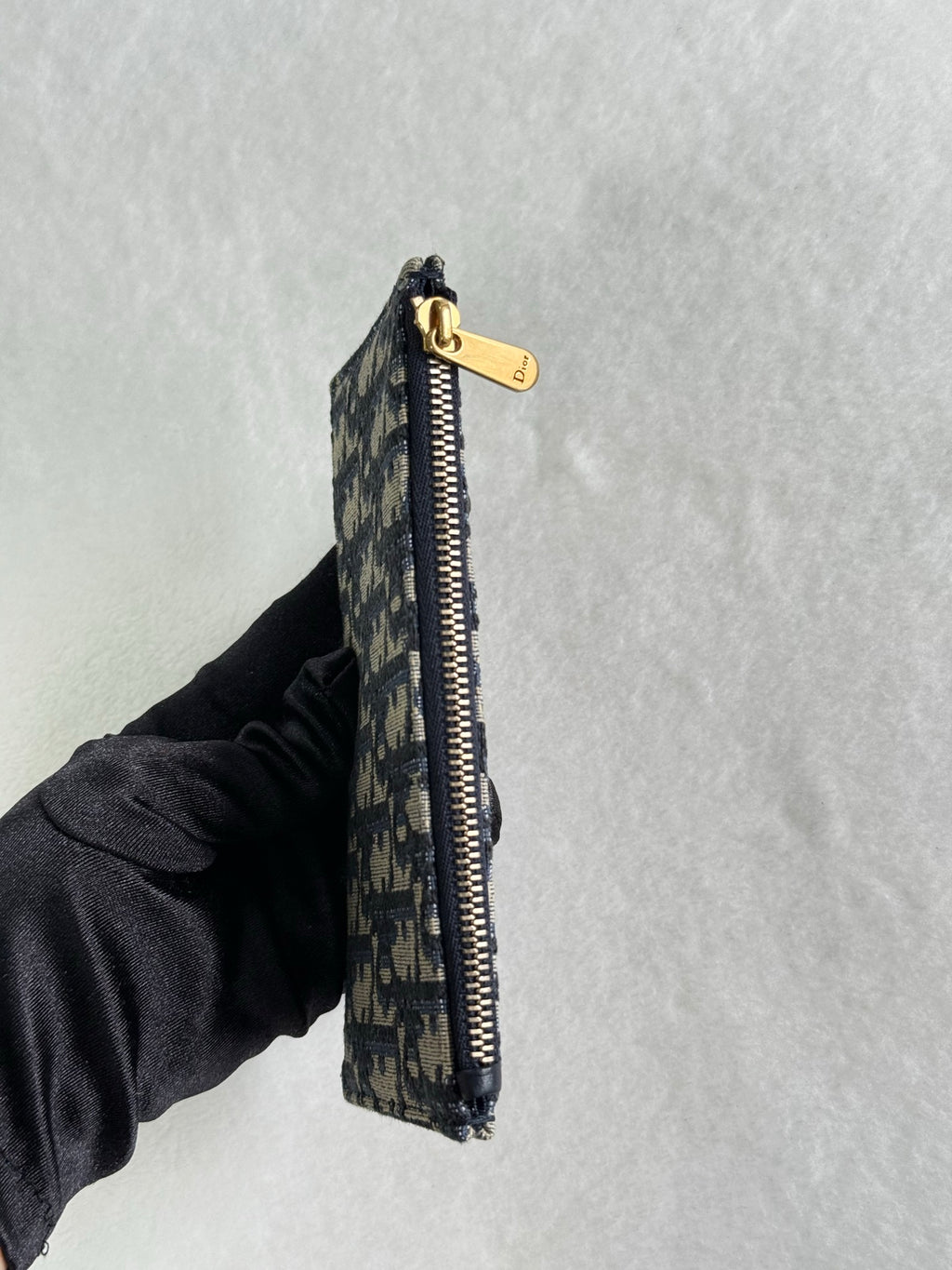 Dior Obliqu Small Saddle Pouch with Chain