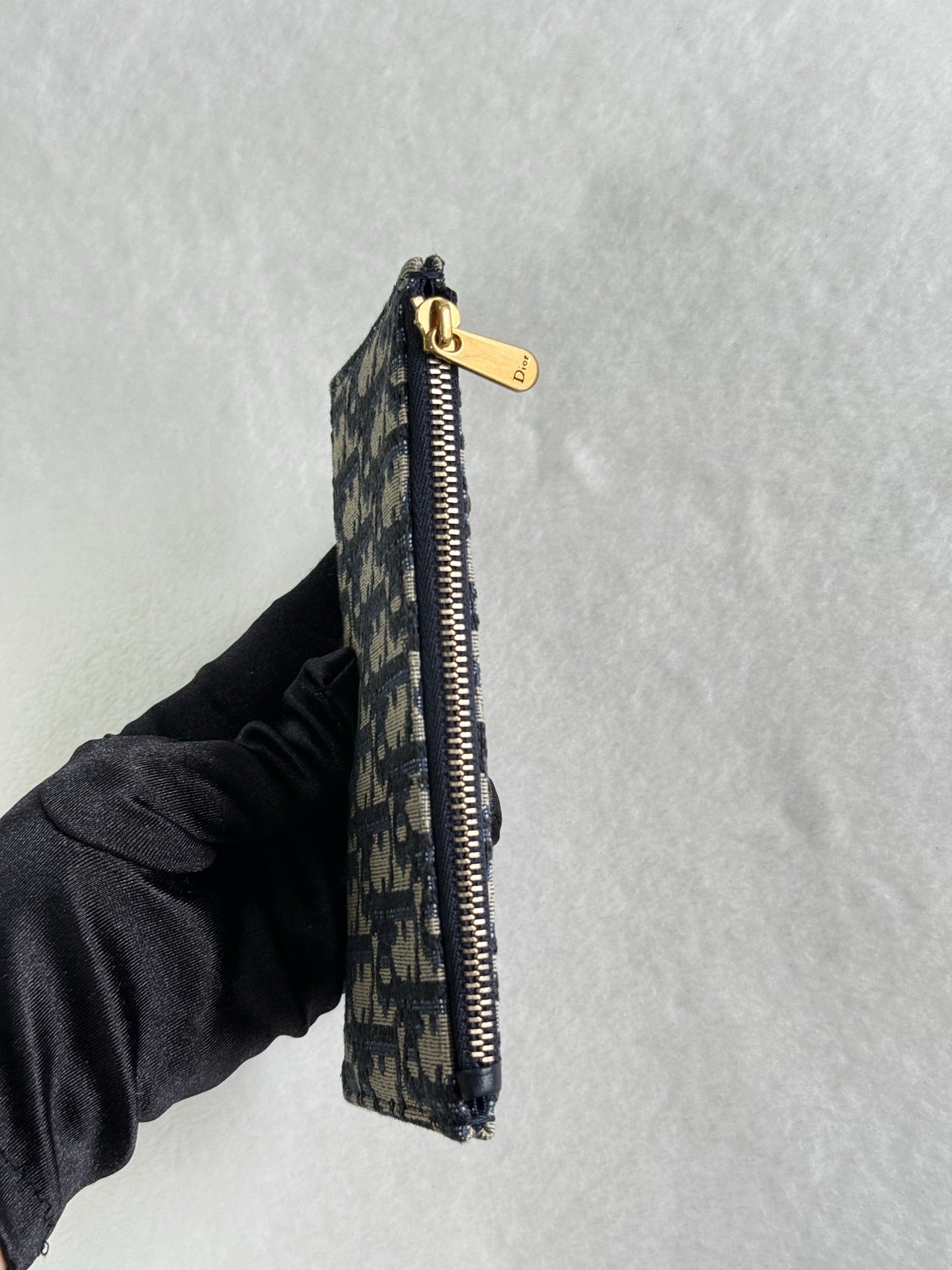 Dior Obliqu Small Saddle Pouch with Chain