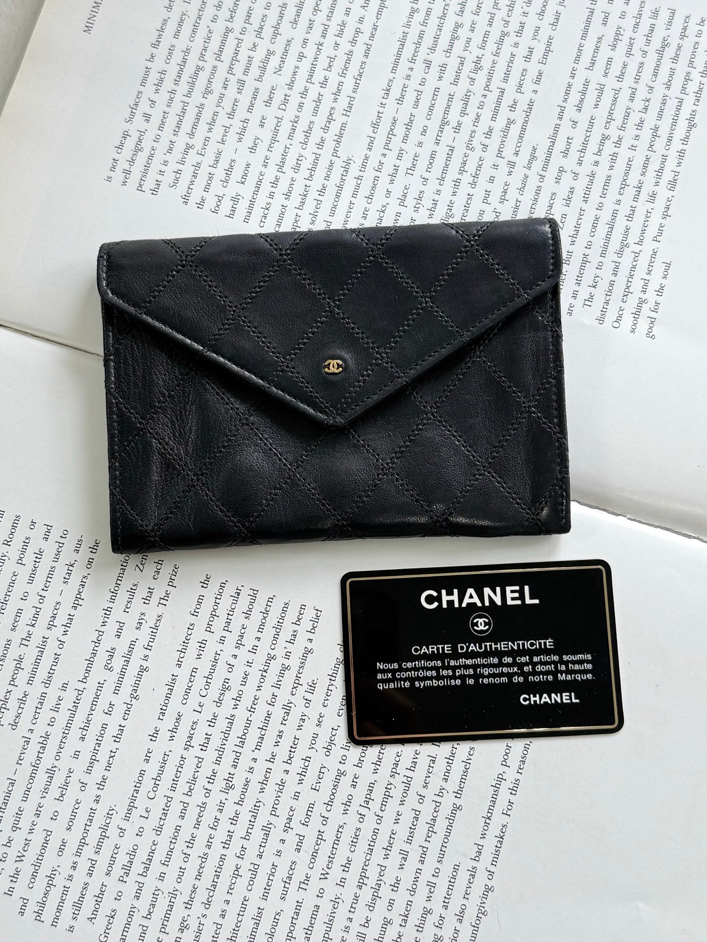 Chanel Lamb Skin Pouch/Card case Pre-loved