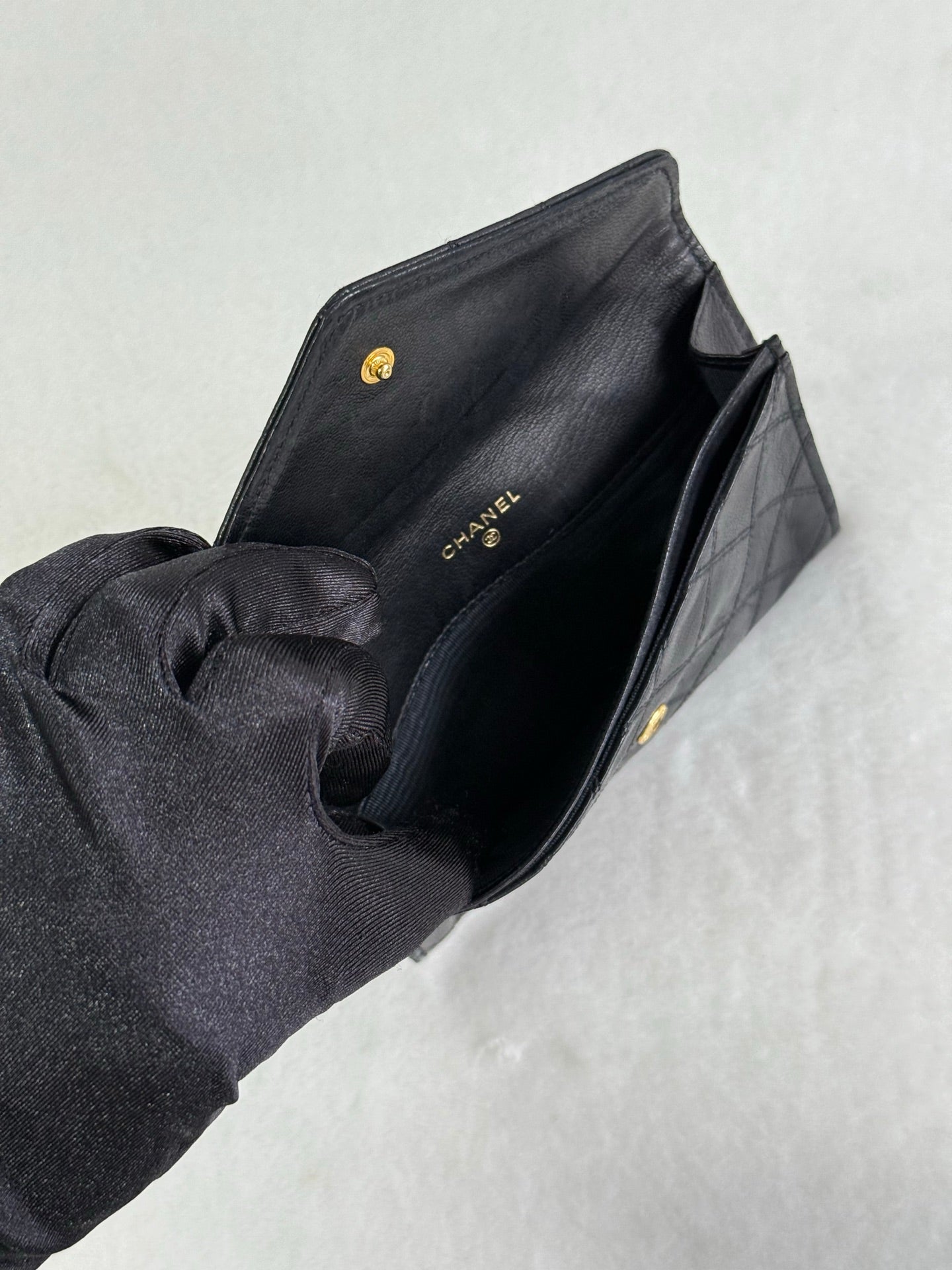 Chanel Lamb Skin Pouch/Card case Pre-loved
