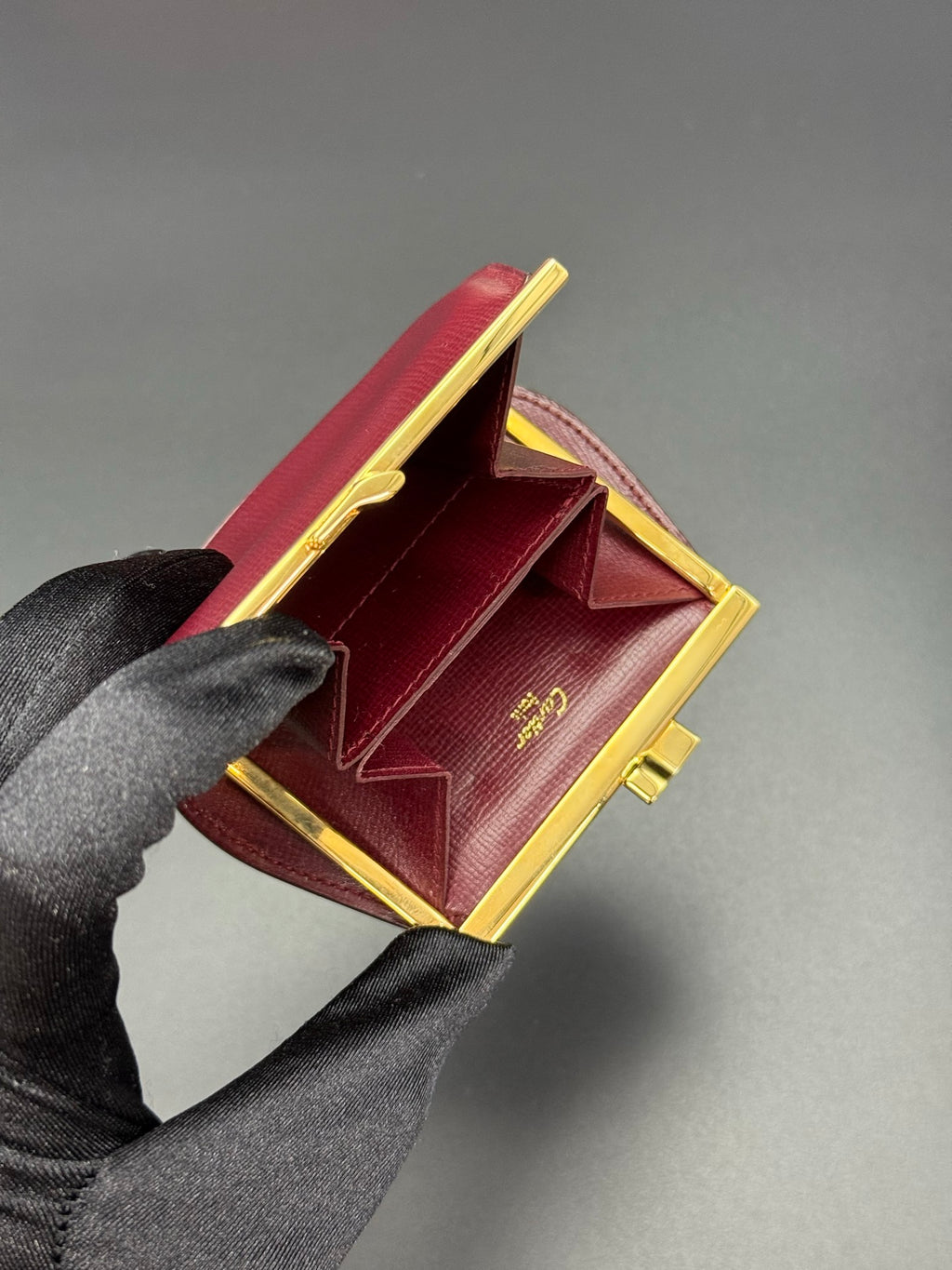 CARTIER  Bordeaux Red Wallet