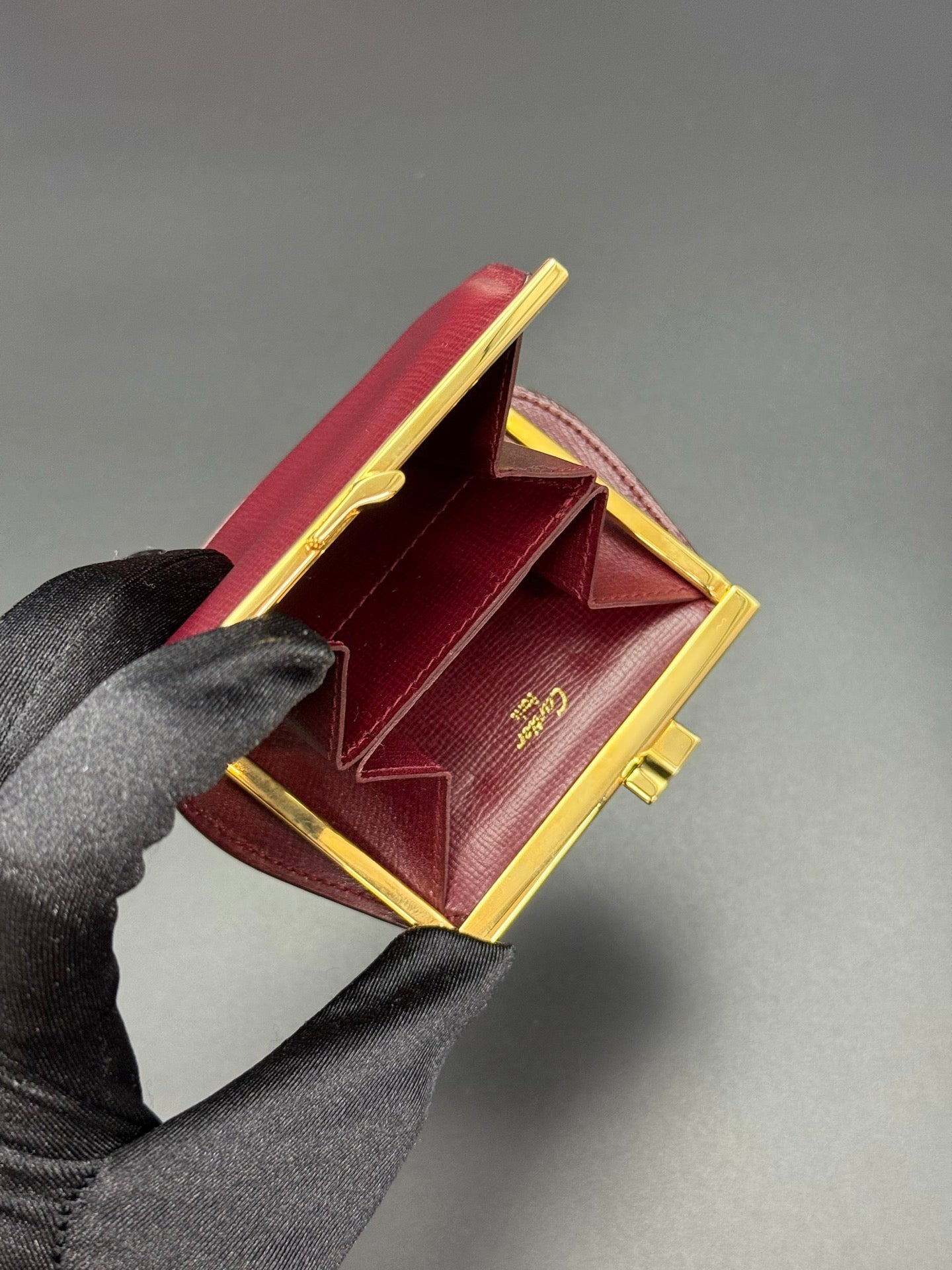 CARTIER  Bordeaux Red Wallet