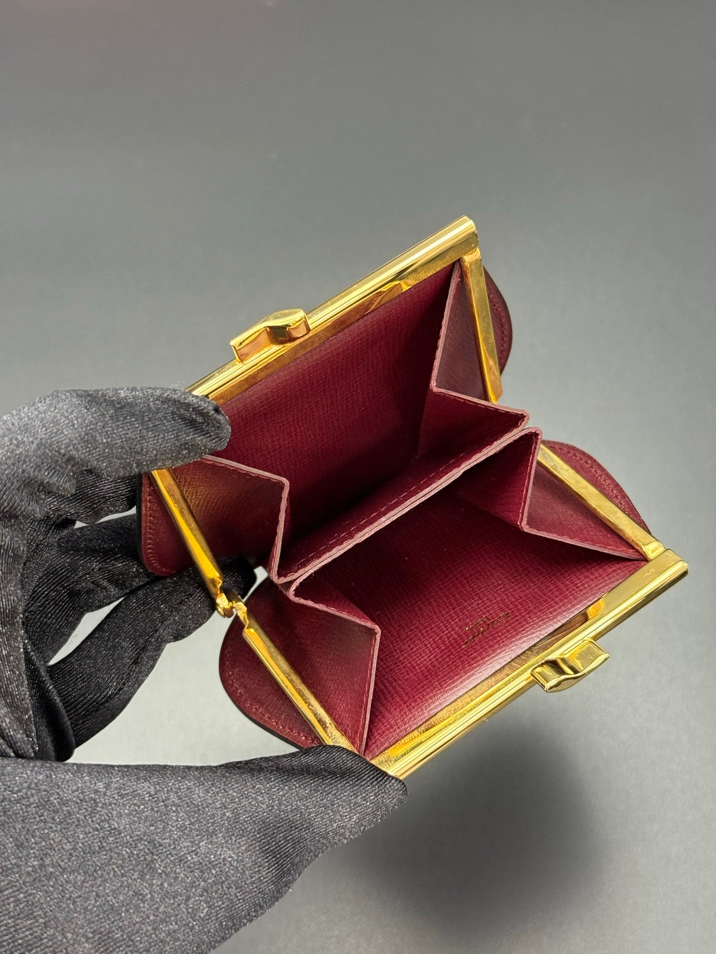 CARTIER  Bordeaux Red Wallet