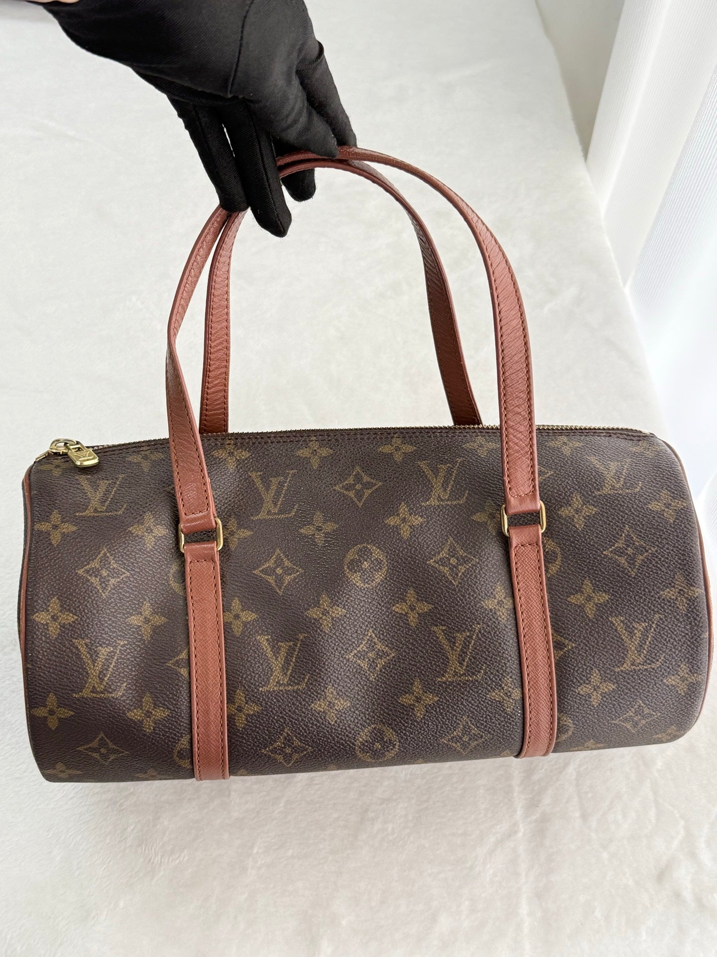 LOUIS VUITTON Monogram Papillon30 with pouch