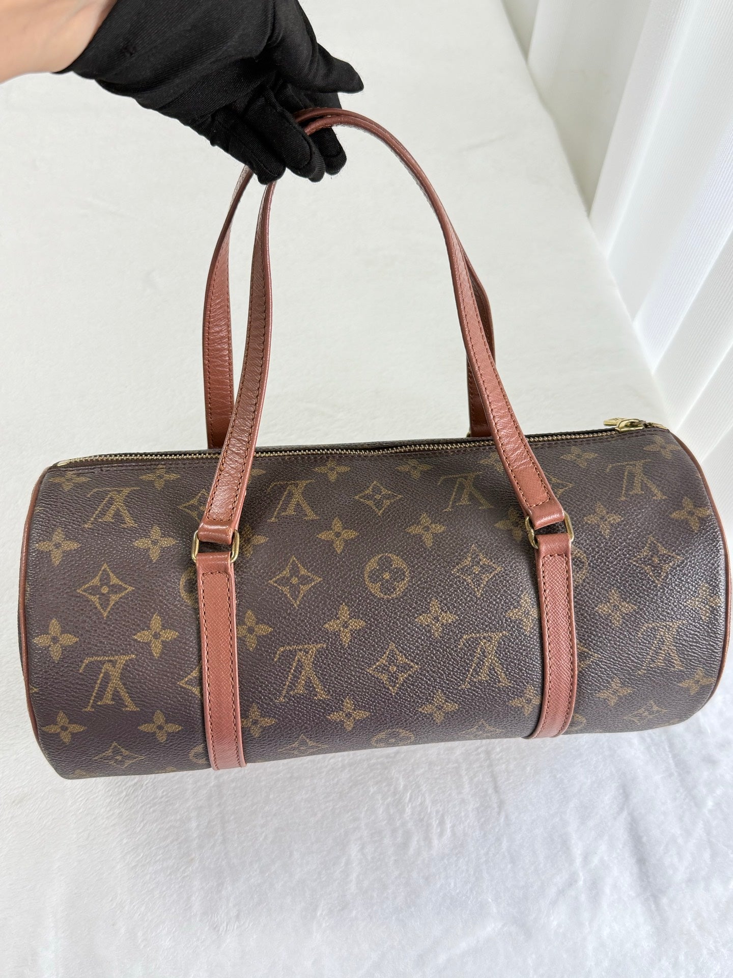 LOUIS VUITTON Monogram Papillon30 with pouch