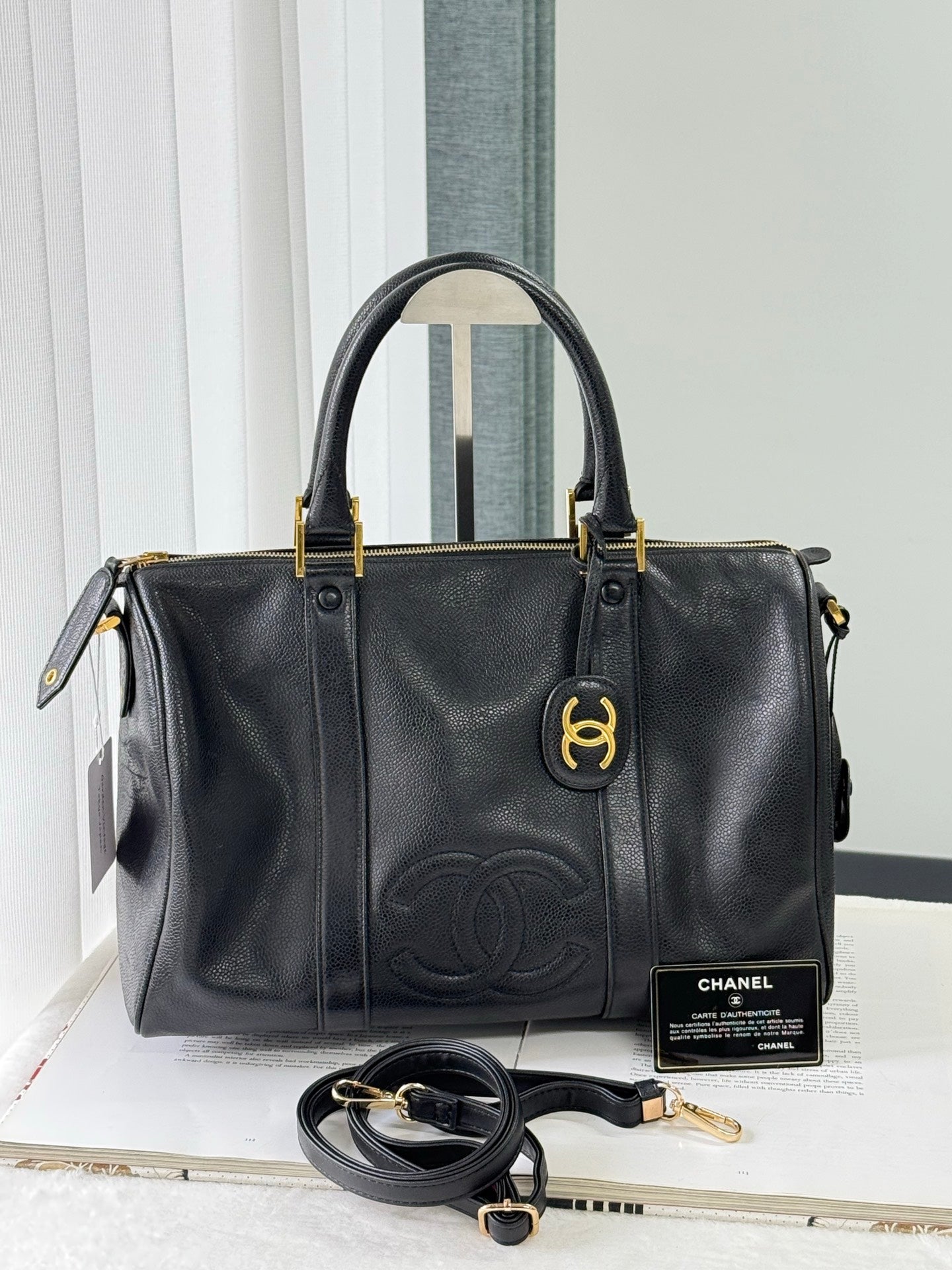 CHANEL Boston bag Clavier Pre-loved