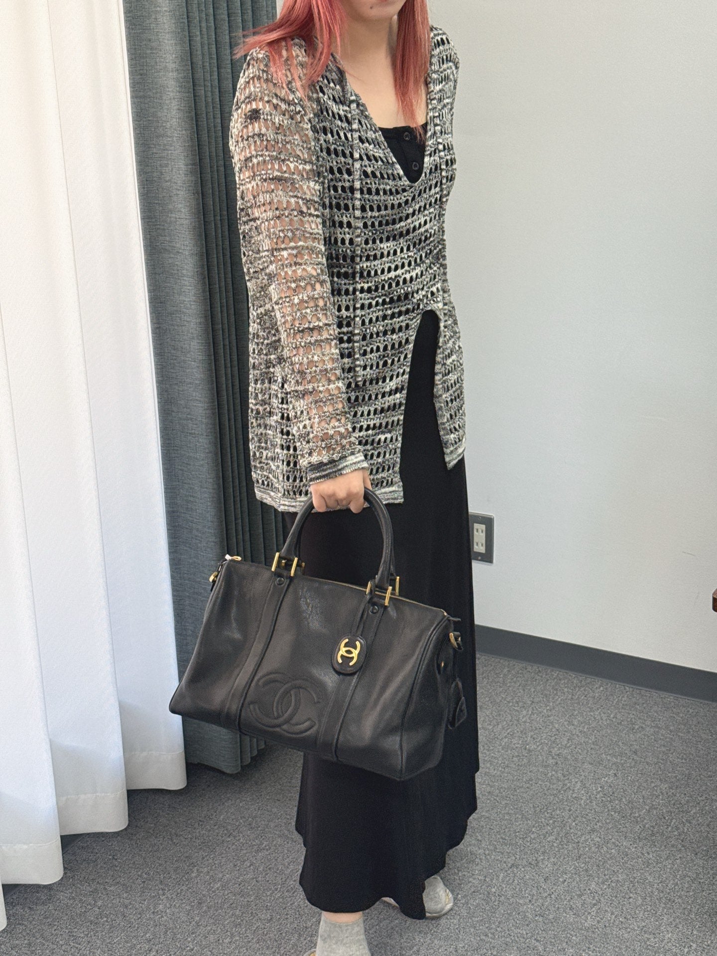 CHANEL Boston bag Clavier Pre-loved