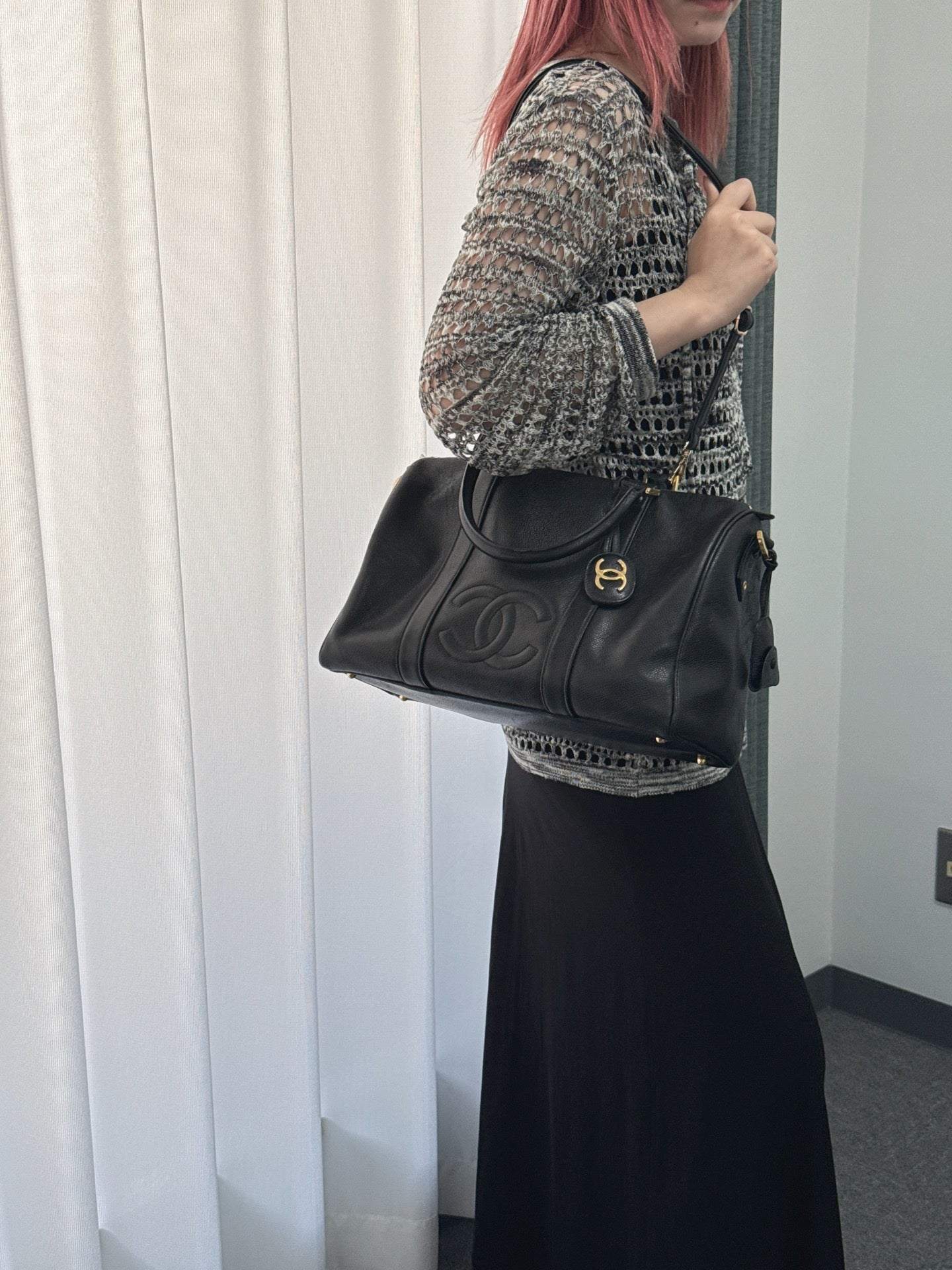 CHANEL Boston bag Clavier Pre-loved