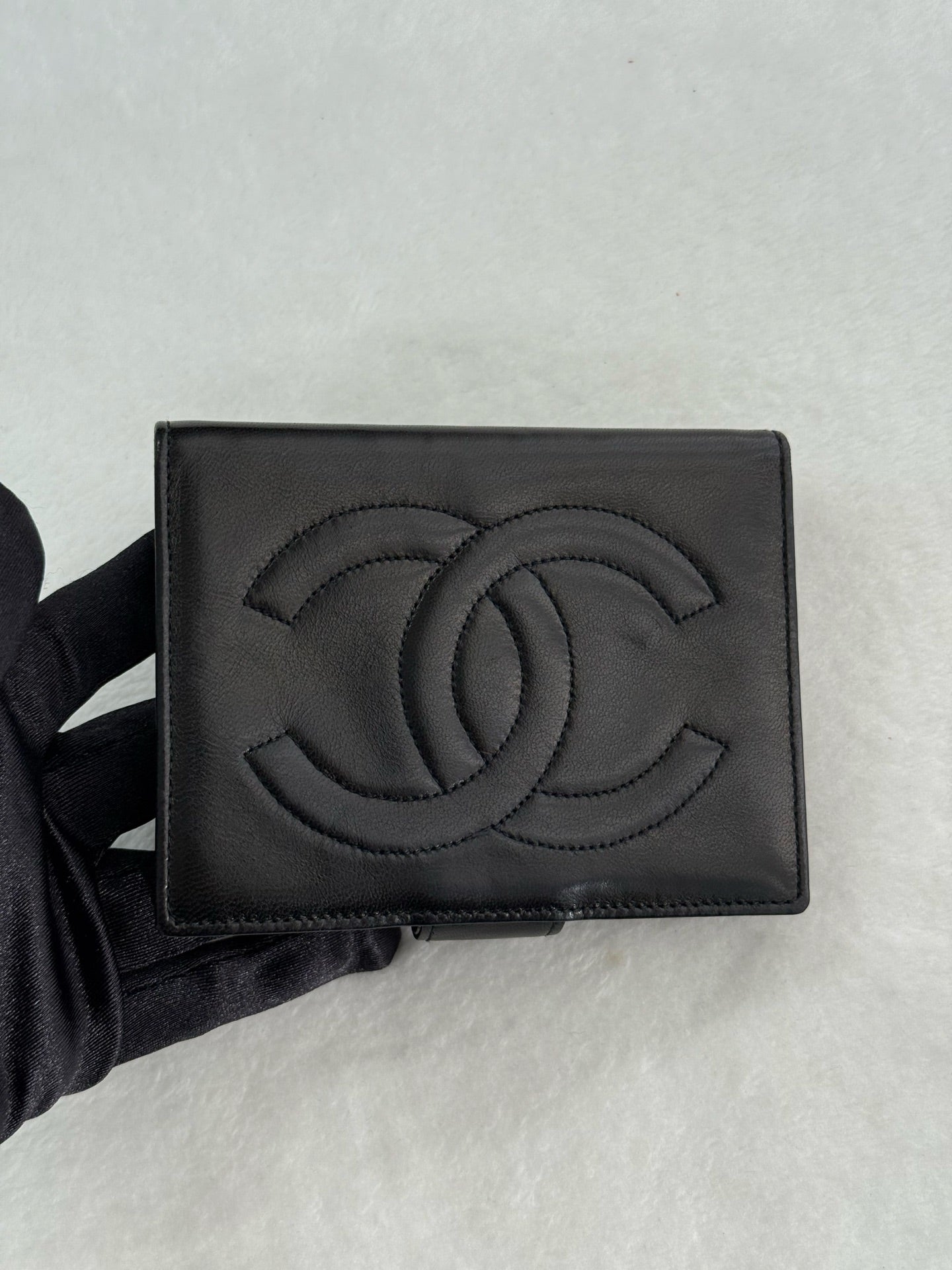 CHANEL Lamb skin Wallet