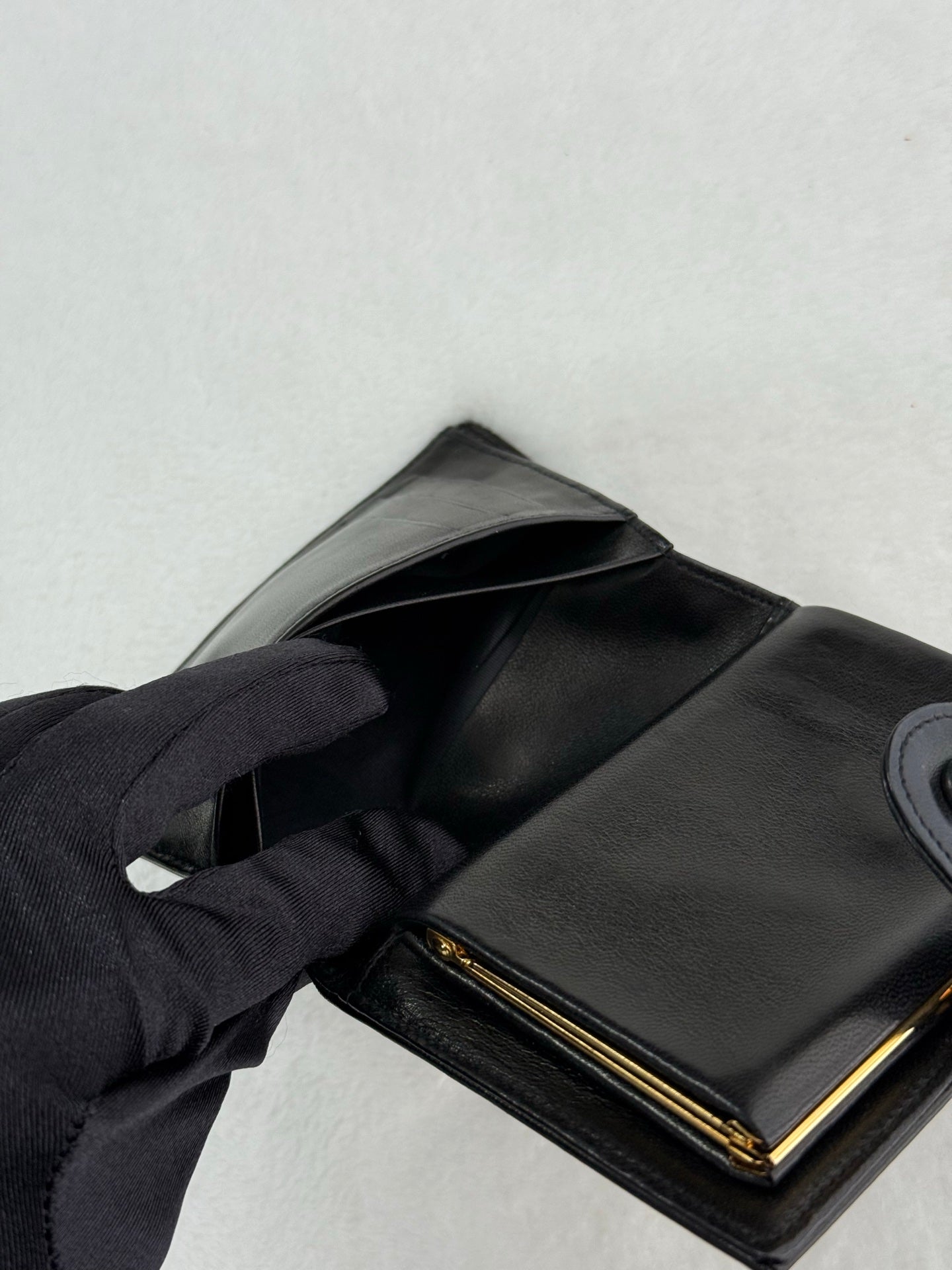 CHANEL Lamb skin Wallet