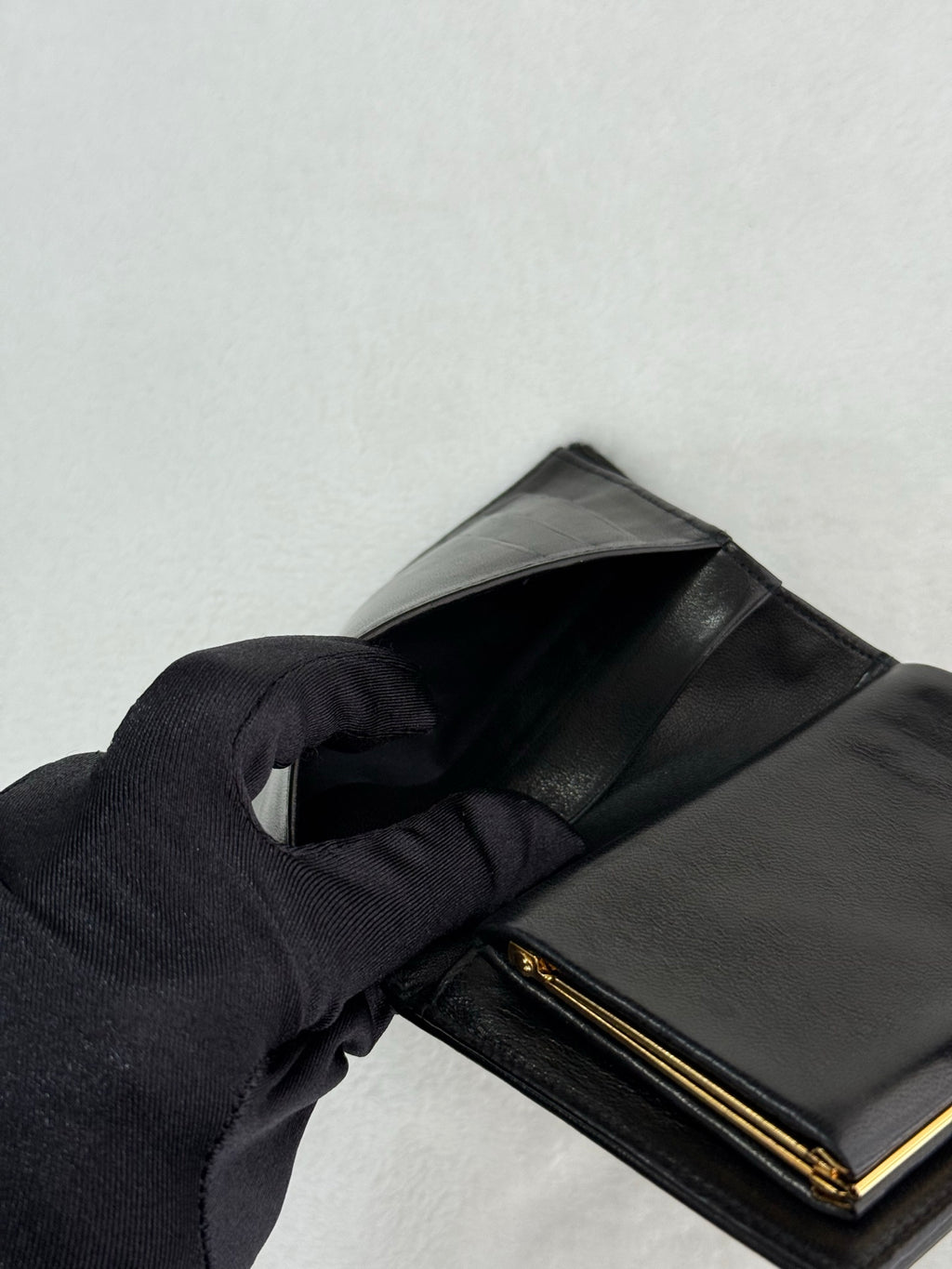 CHANEL Lamb skin Wallet
