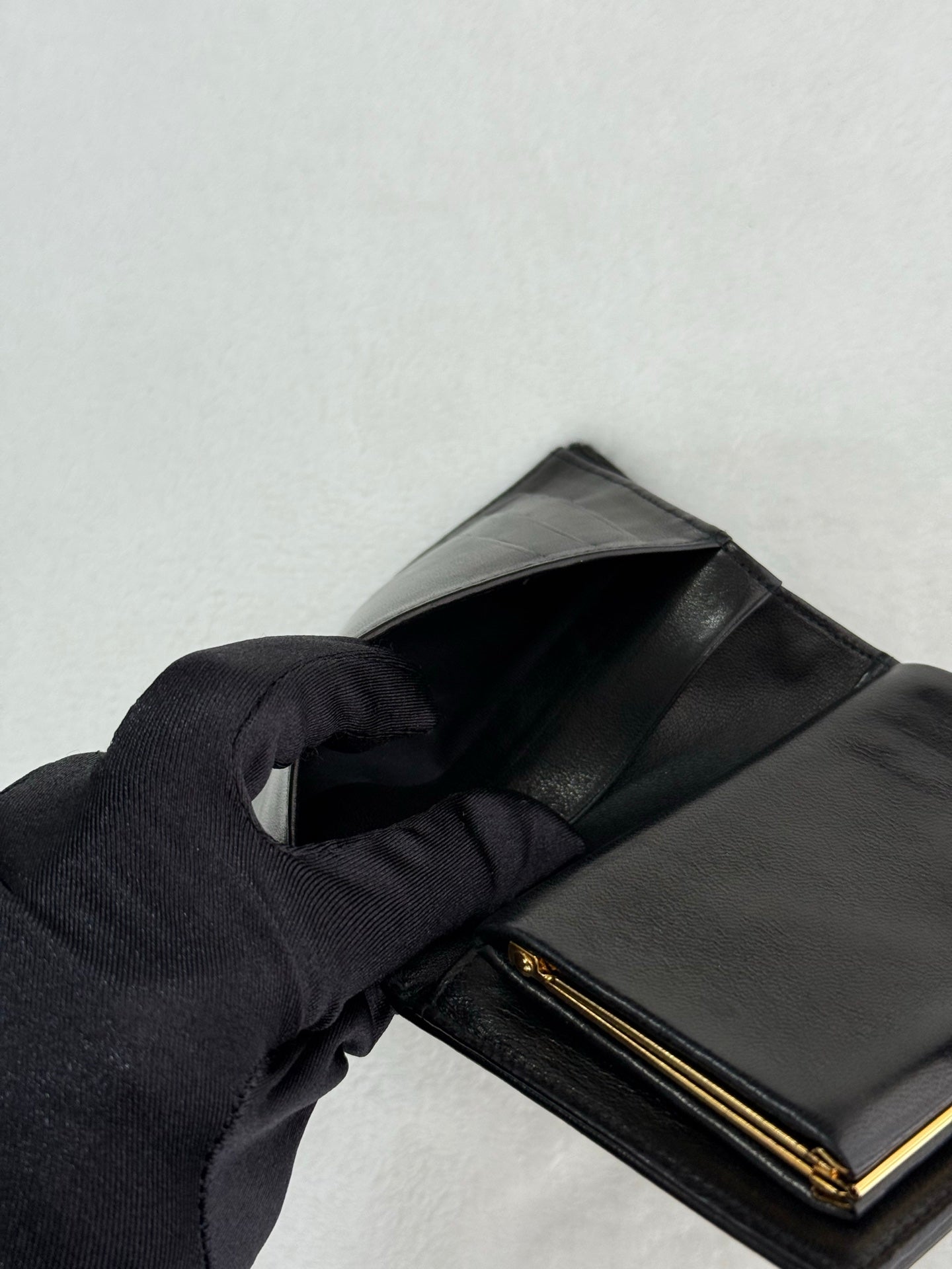 CHANEL Lamb skin Wallet