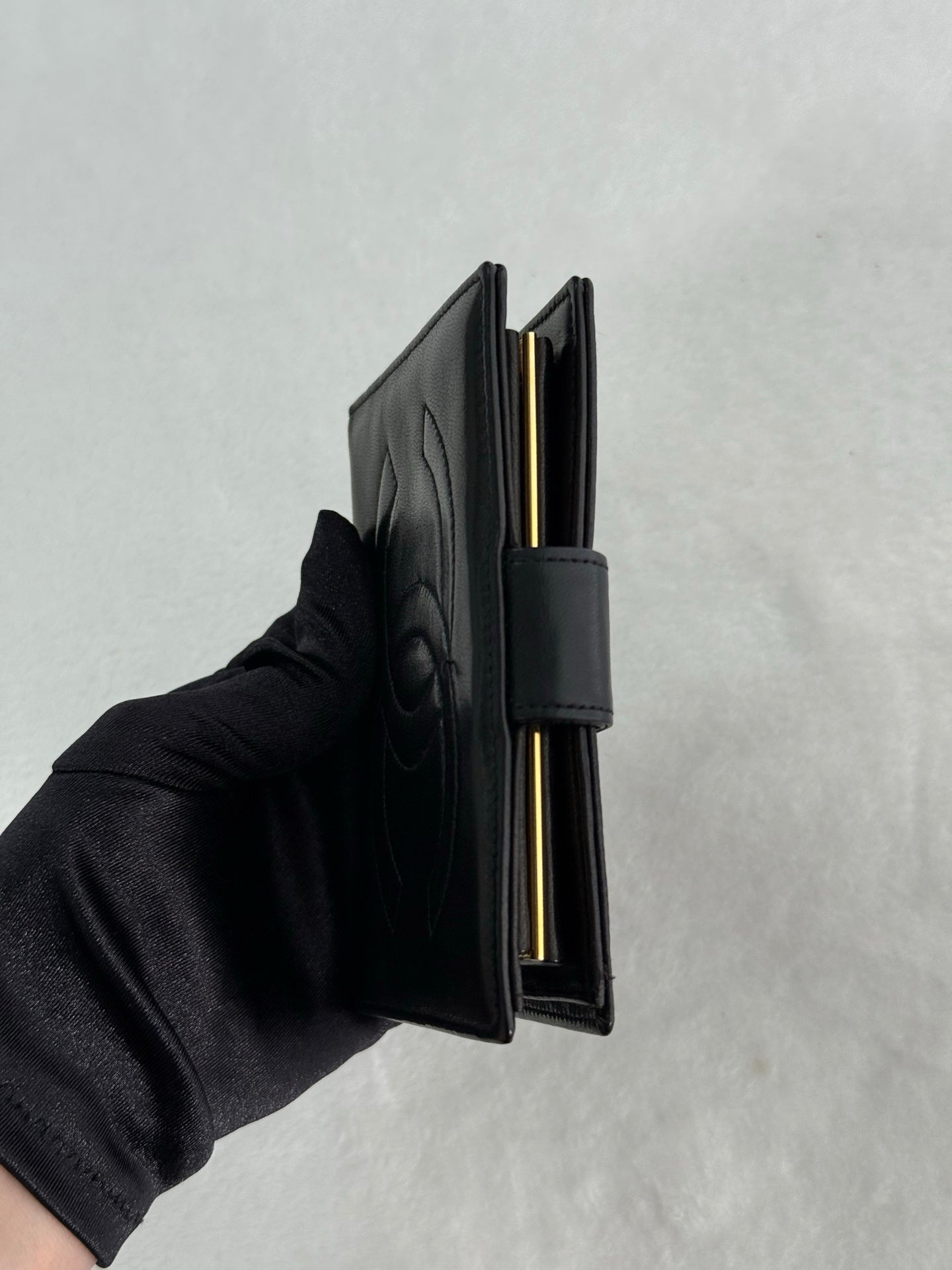 CHANEL Lamb skin Wallet