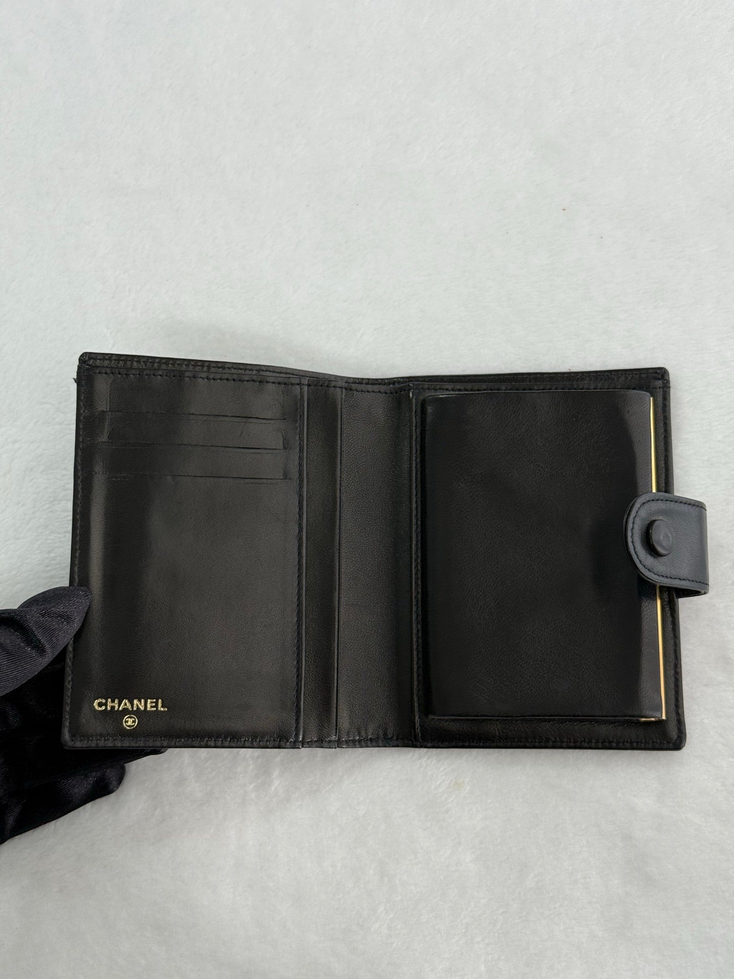 CHANEL Lamb skin Wallet