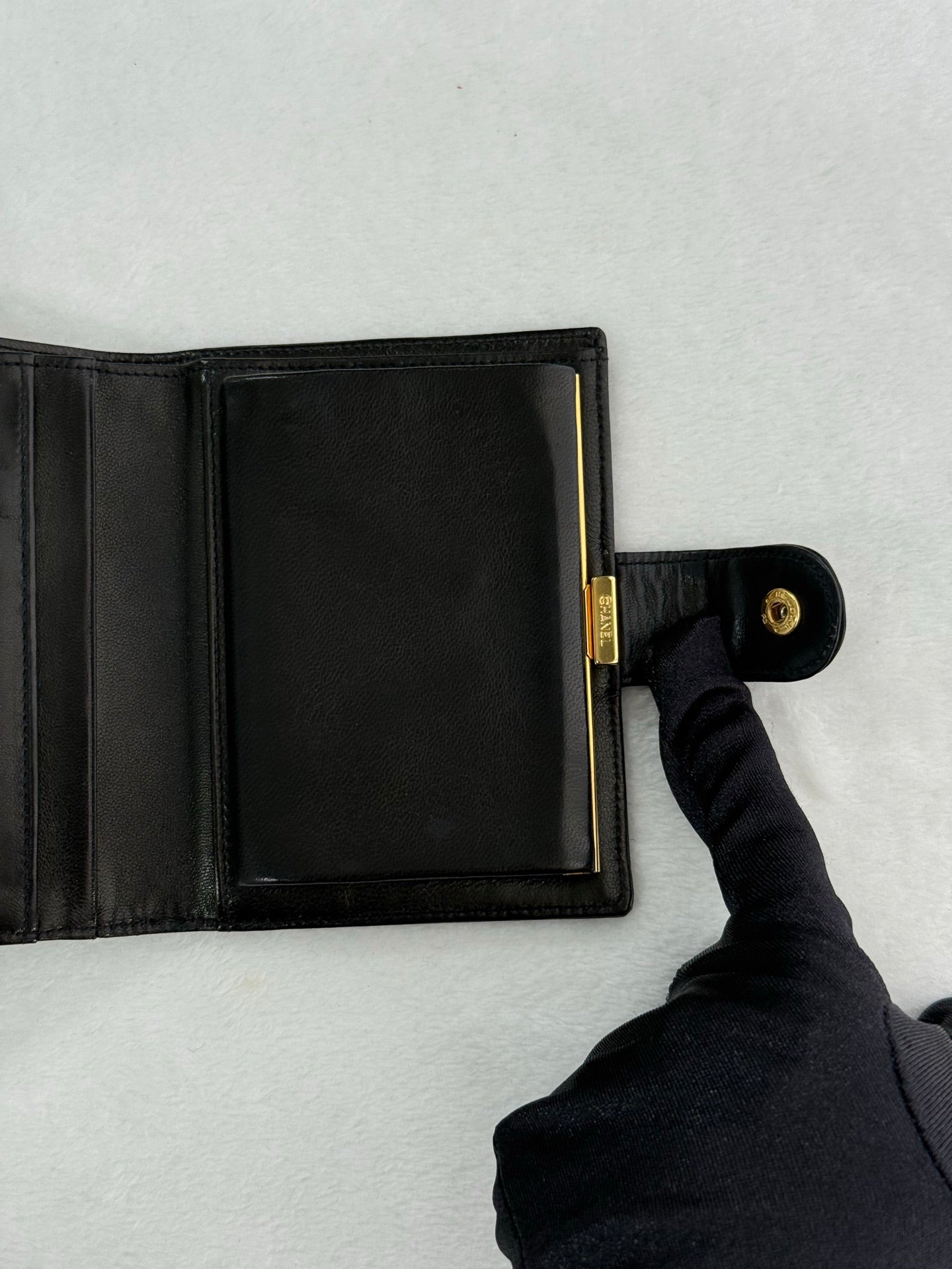 CHANEL Lamb skin Wallet