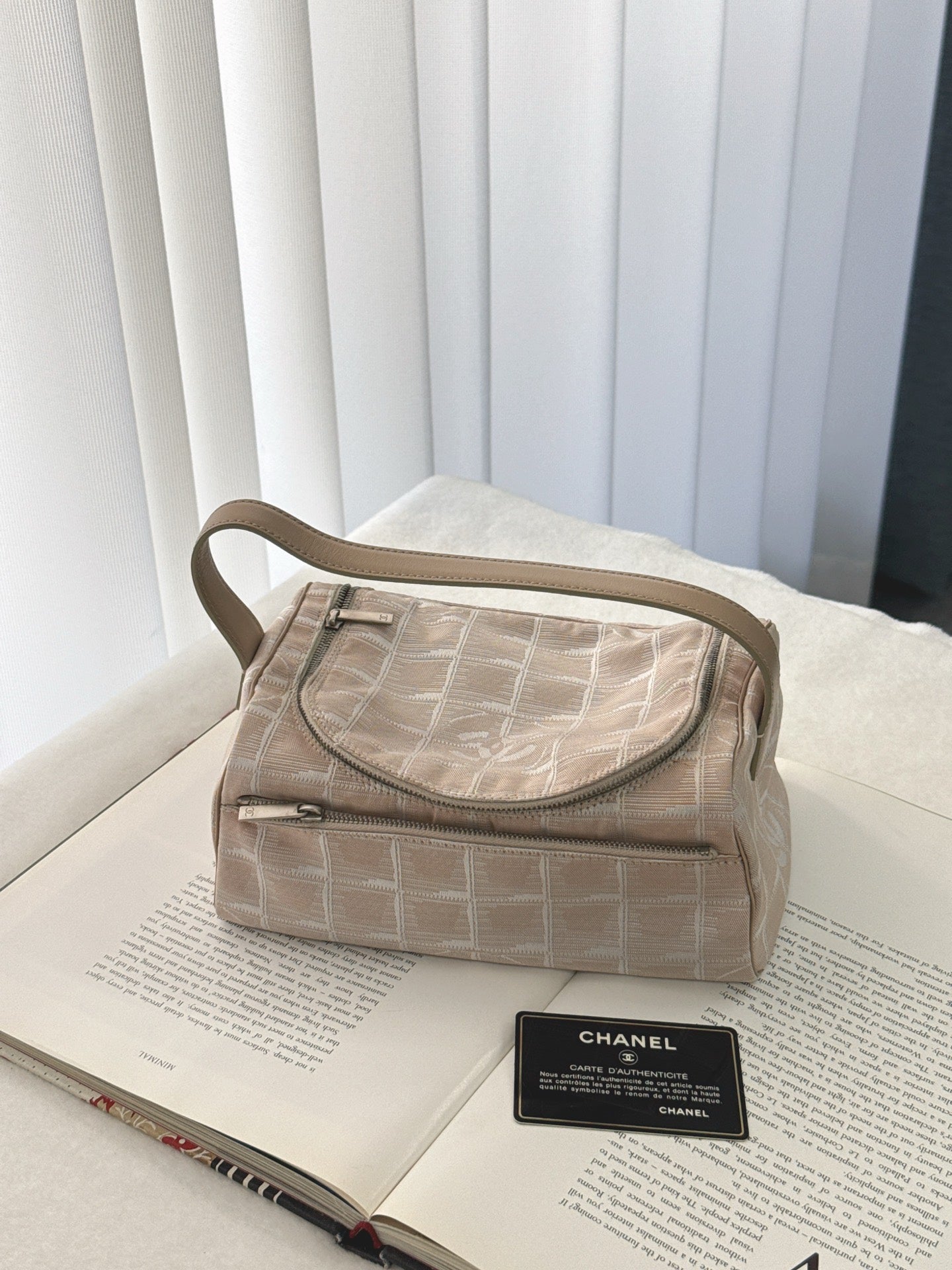 CHANEL Travel Line Sythetique Beige