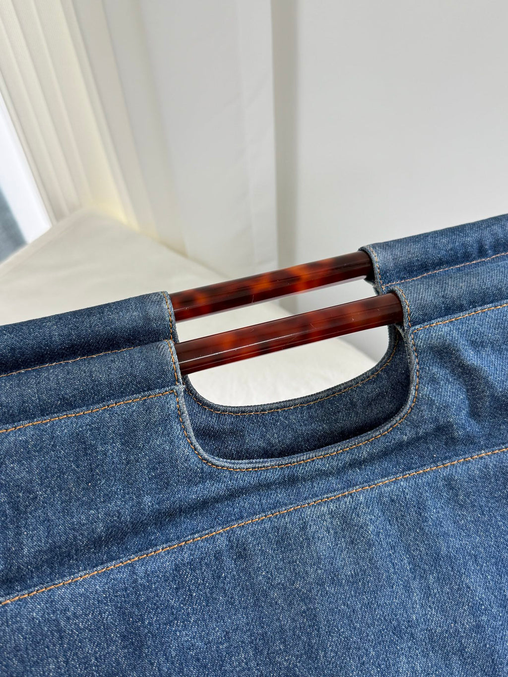 CHANEL Denim  Tortoiseshell Totebag