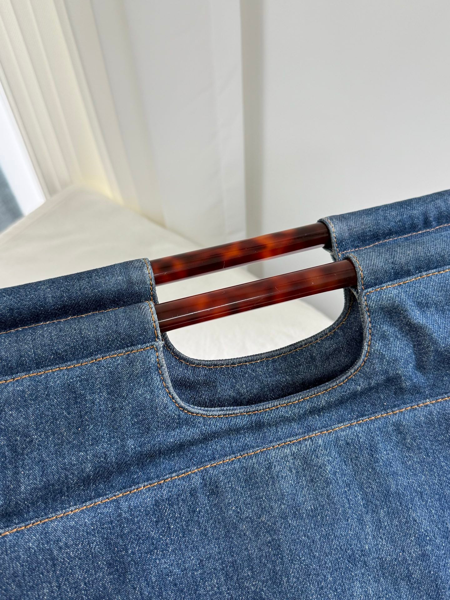 CHANEL Denim  Tortoiseshell Totebag