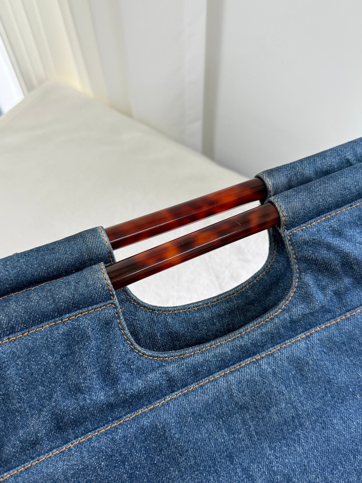CHANEL Denim  Tortoiseshell Totebag