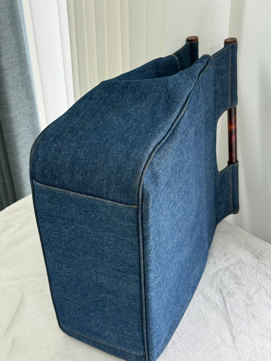 CHANEL Denim  Tortoiseshell Totebag