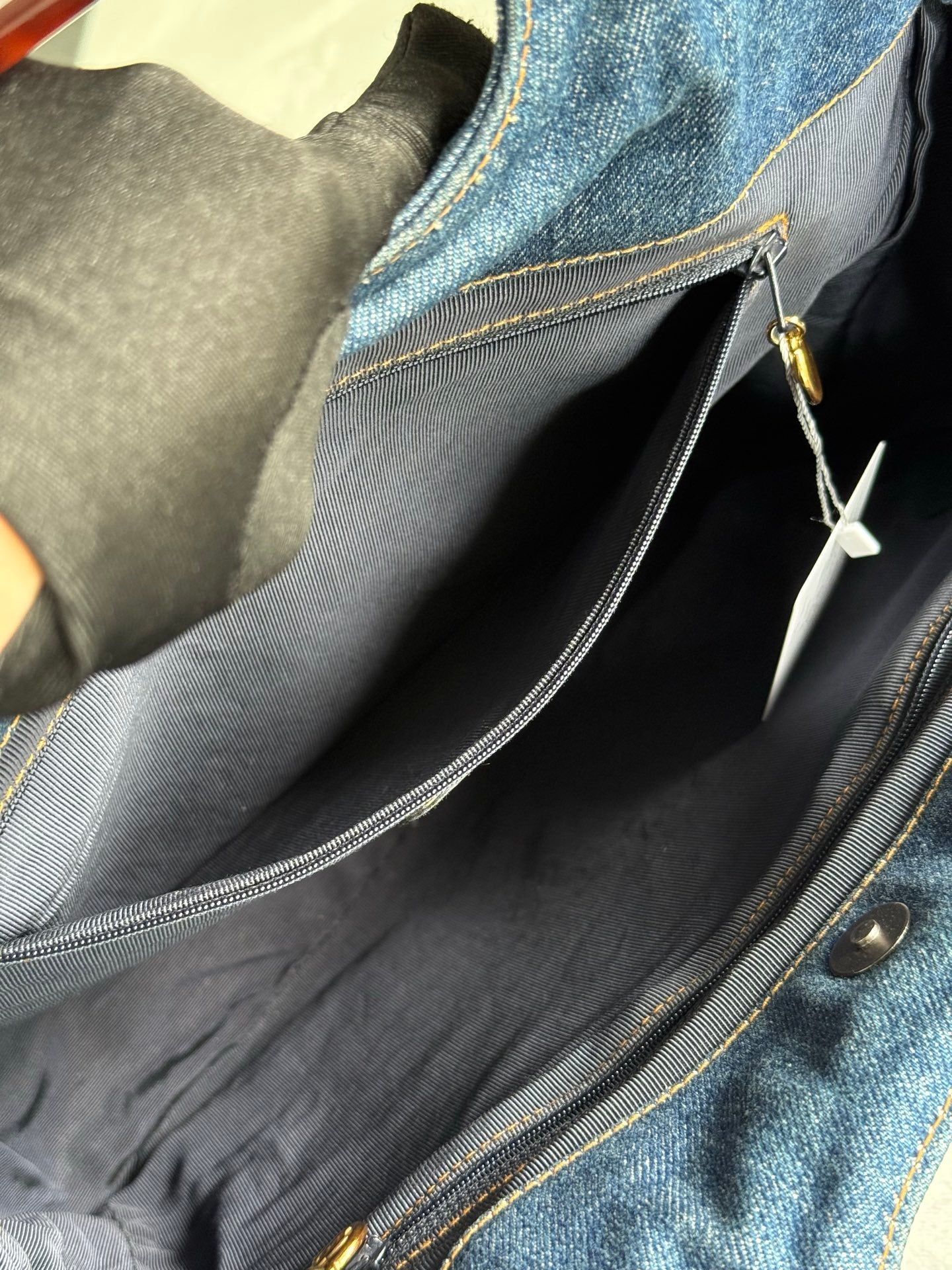 CHANEL Denim  Tortoiseshell Totebag