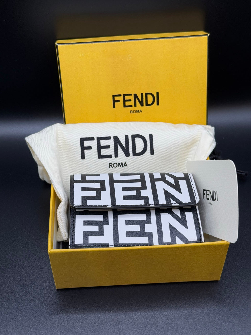 FENDI Marc Jacobs Trifold Wallet