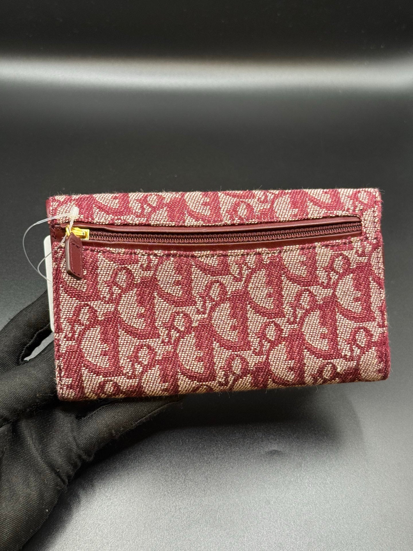 Dior Wallet Trotter Wallet Red