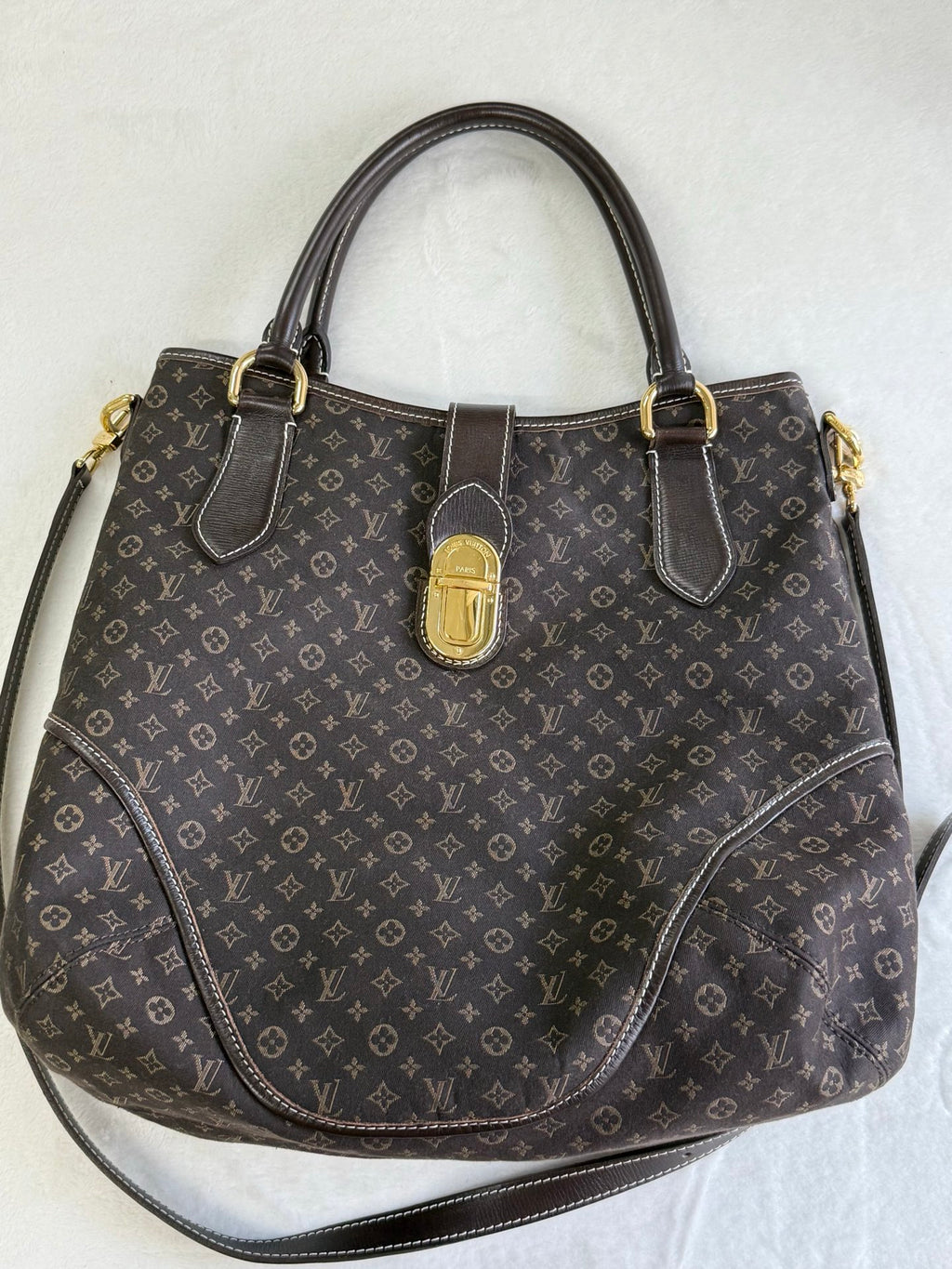 LOUIS VUITTON Fusain Monogram Idylle Elegie Totebag
