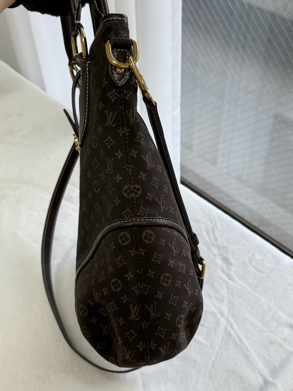 LOUIS VUITTON Fusain Monogram Idylle Elegie Totebag