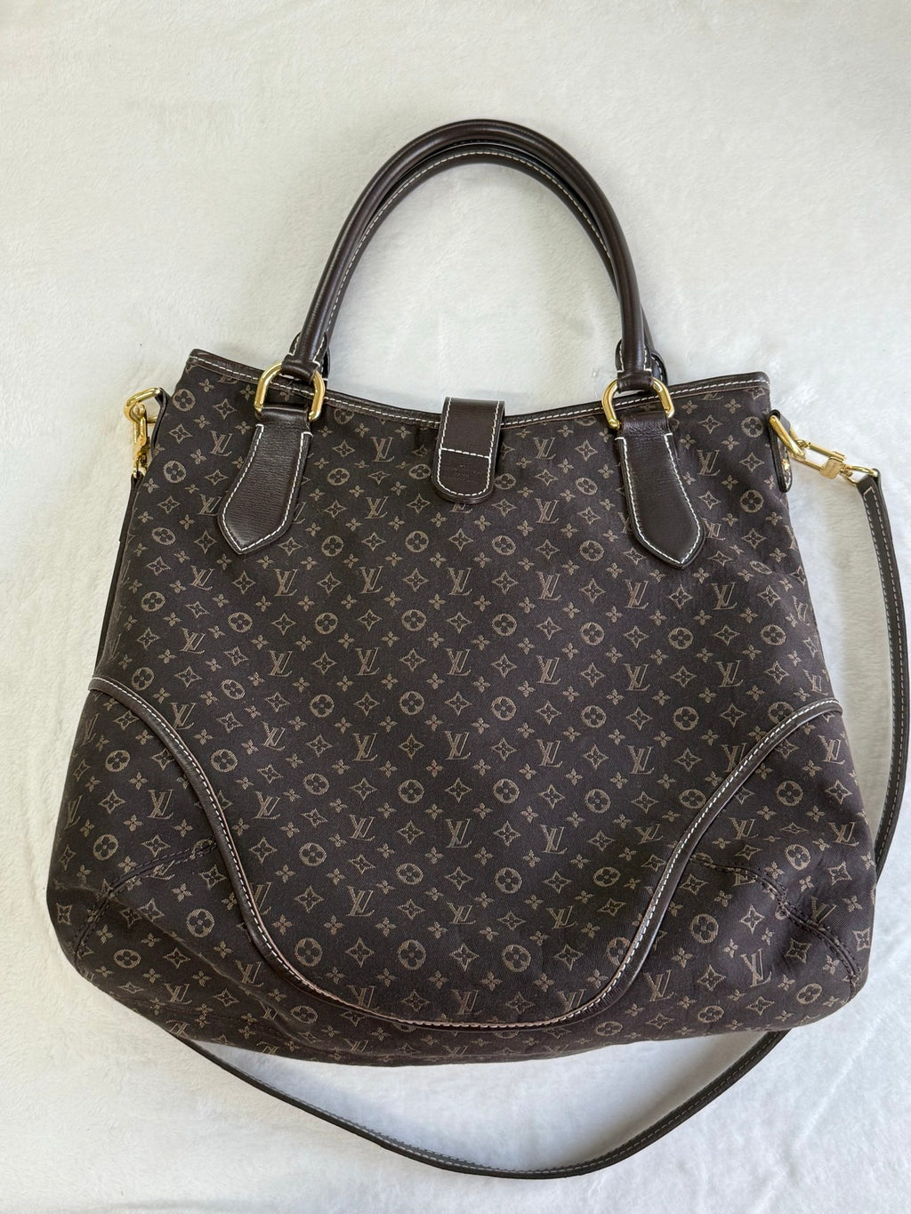 LOUIS VUITTON Fusain Monogram Idylle Elegie Totebag