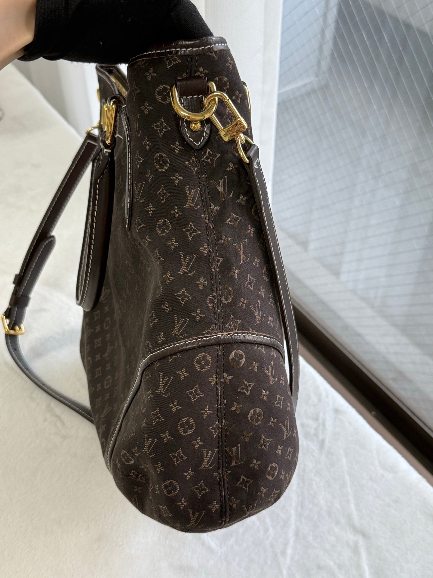 LOUIS VUITTON Fusain Monogram Idylle Elegie Totebag