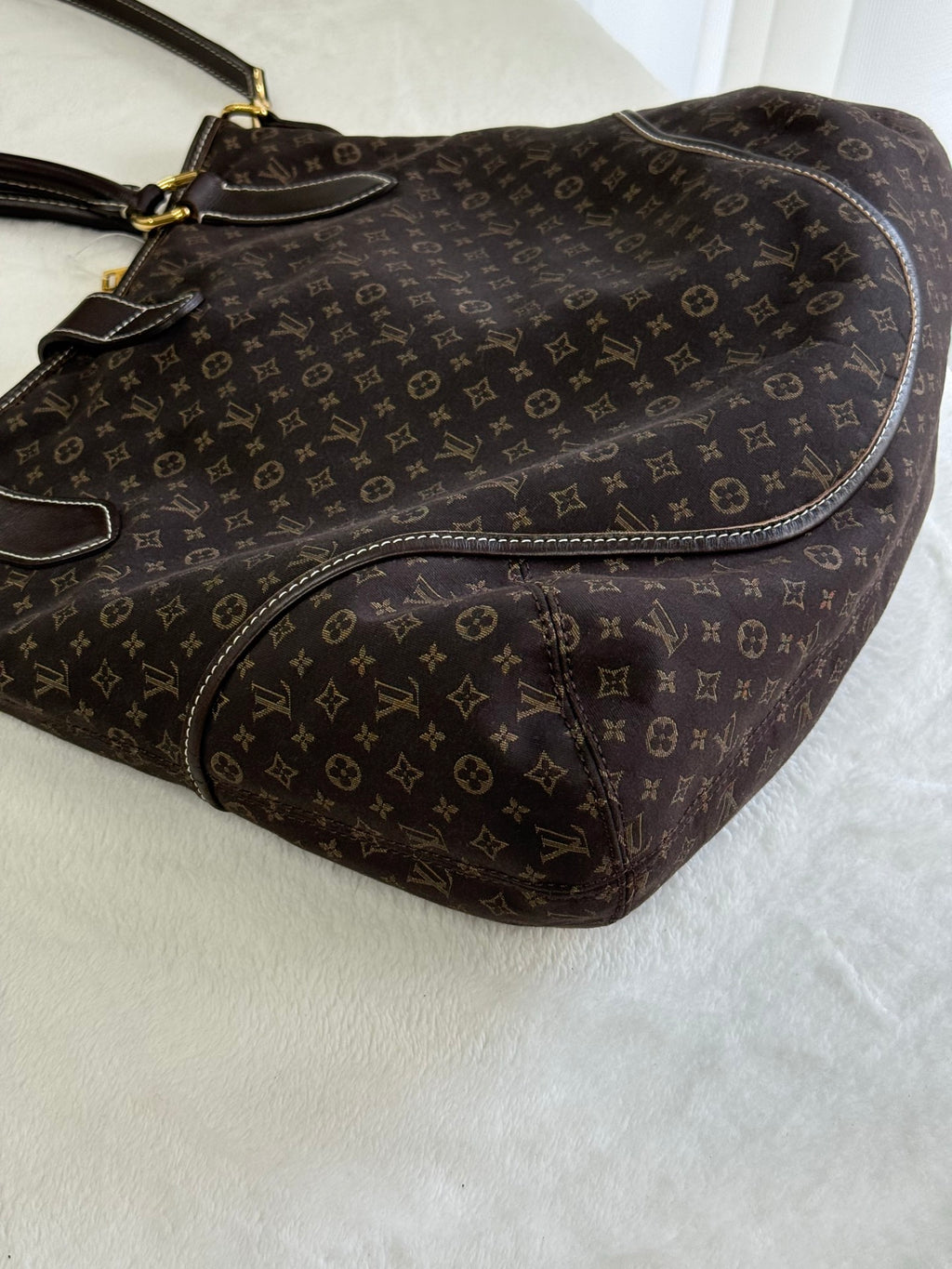 LOUIS VUITTON Fusain Monogram Idylle Elegie Totebag
