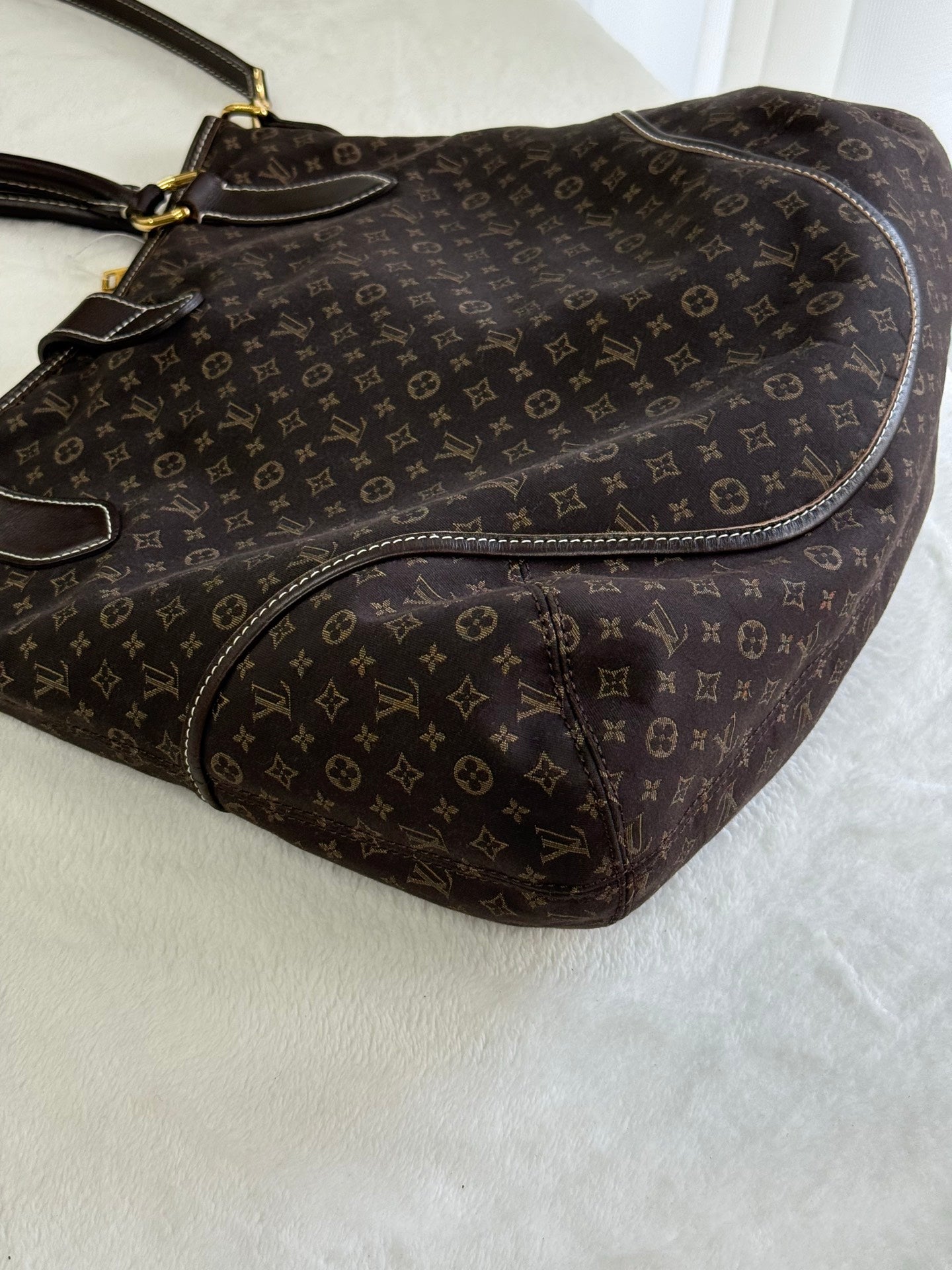 LOUIS VUITTON Fusain Monogram Idylle Elegie Totebag