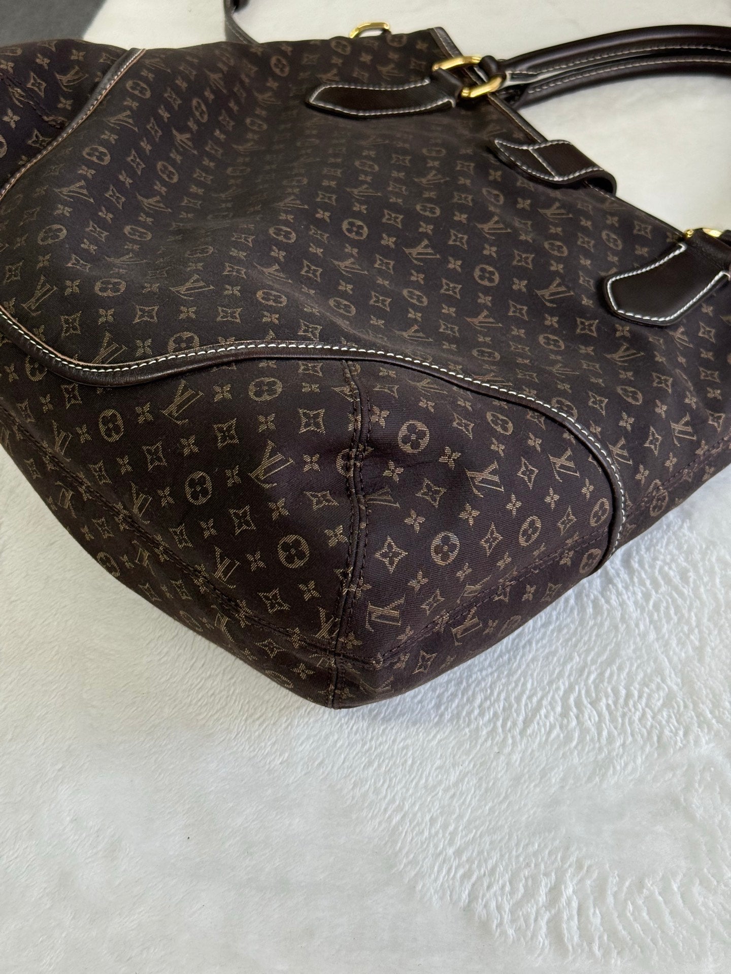 LOUIS VUITTON Fusain Monogram Idylle Elegie Totebag