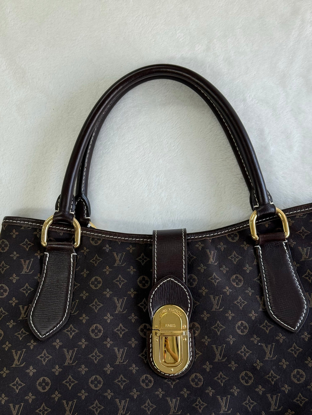 LOUIS VUITTON Fusain Monogram Idylle Elegie Totebag