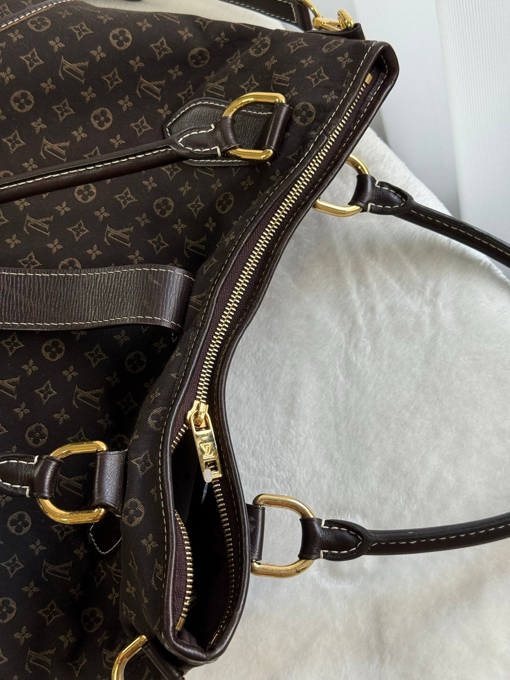 LOUIS VUITTON Fusain Monogram Idylle Elegie Totebag
