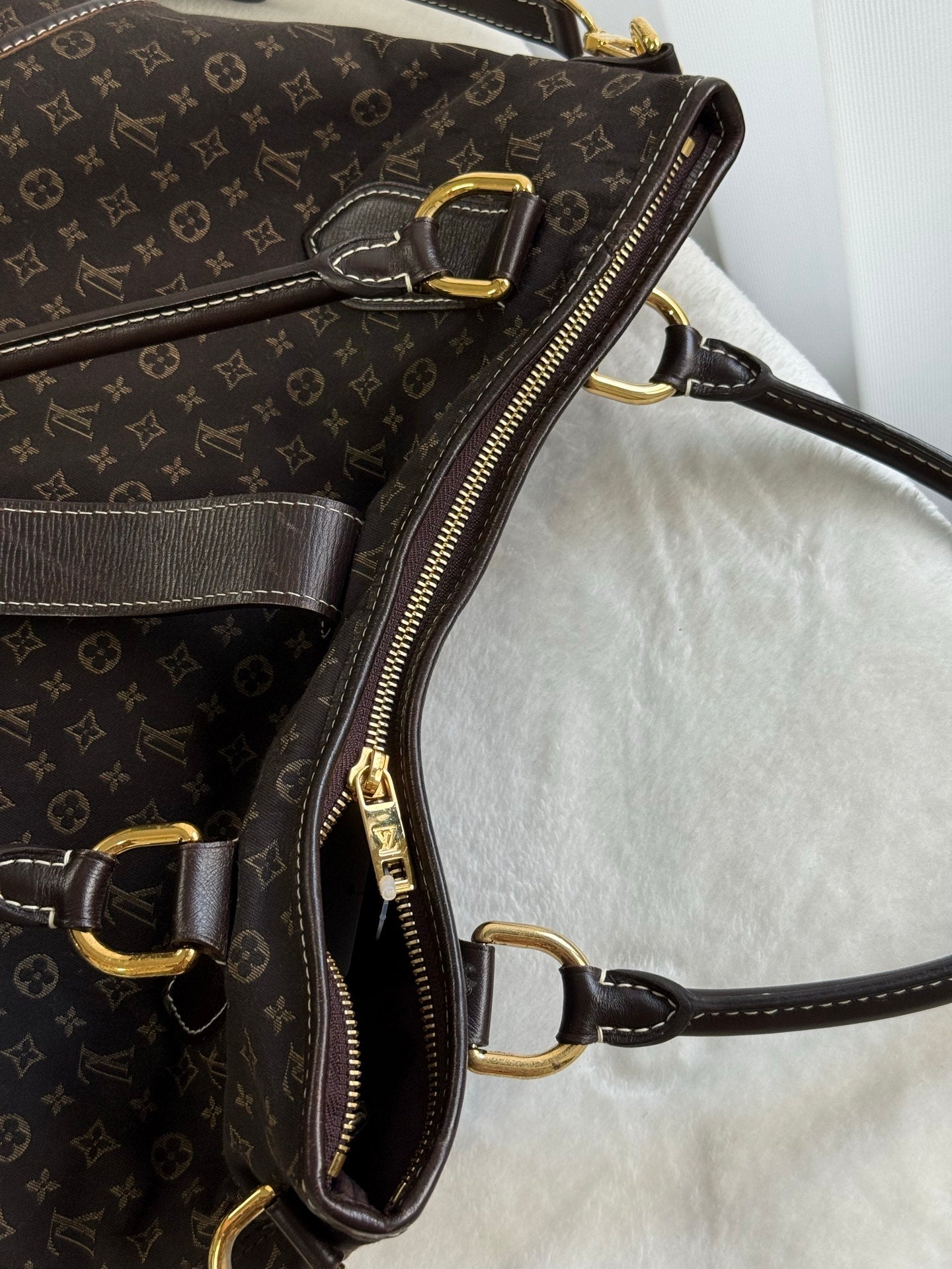 LOUIS VUITTON Fusain Monogram Idylle Elegie Totebag