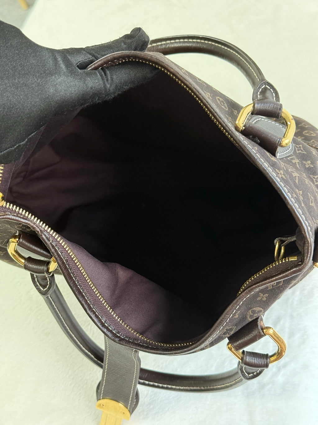 LOUIS VUITTON Fusain Monogram Idylle Elegie Totebag