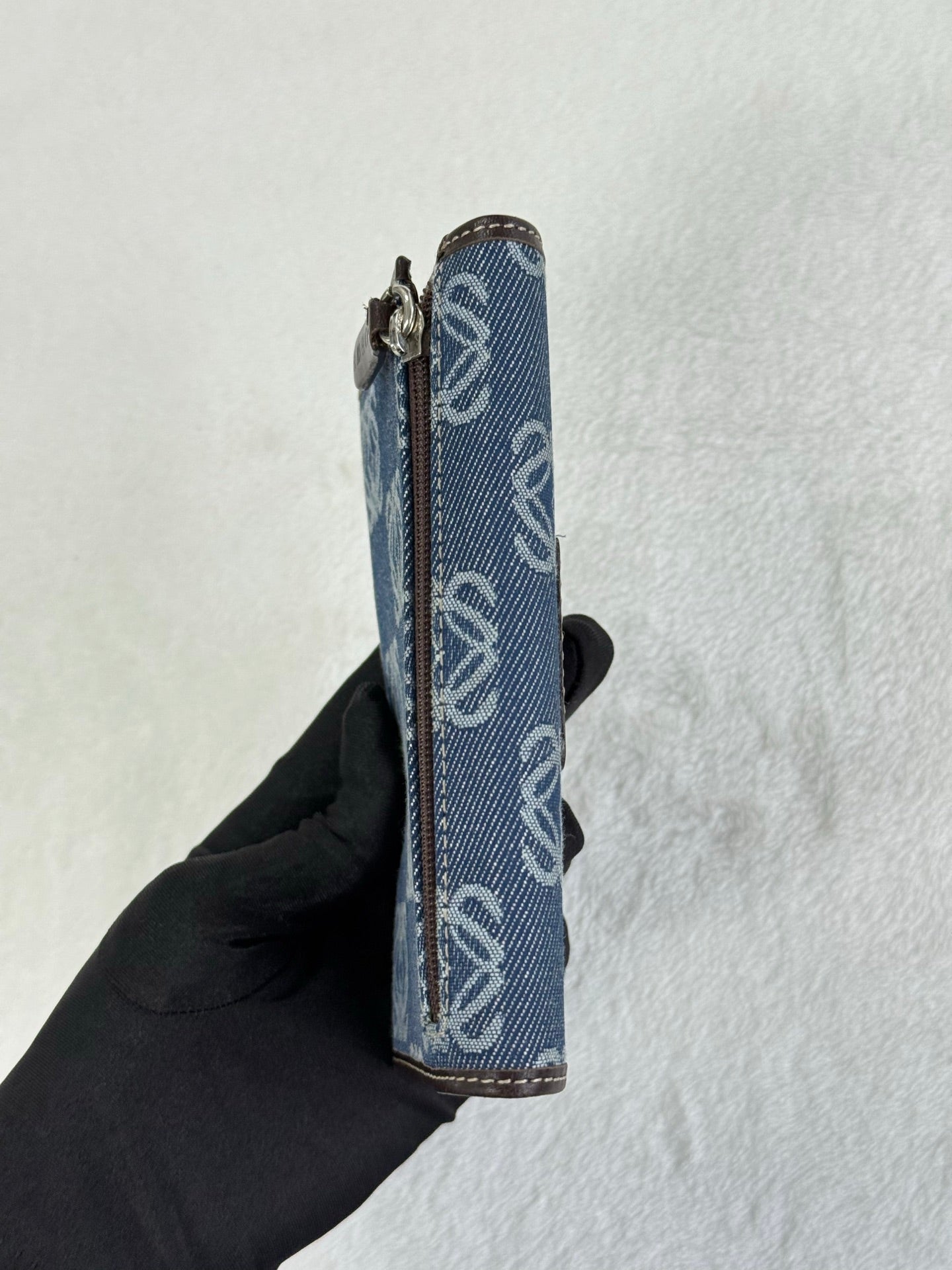 LOEWE Anagram Denim Bifold Wallet