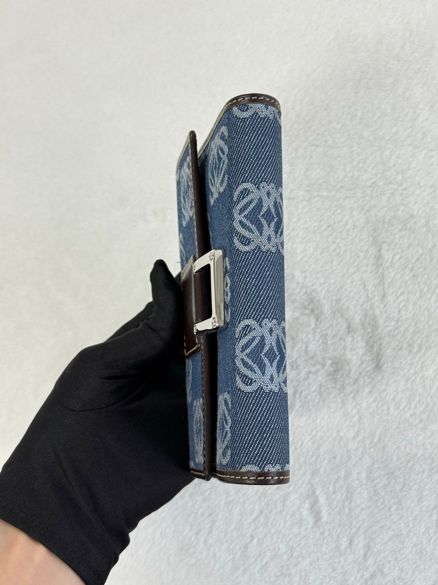 LOEWE Anagram Denim Bifold Wallet