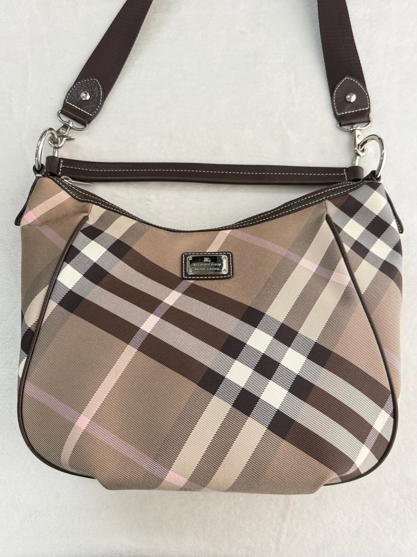 Burberry Check 2Ways Shoulder bag Blue Label