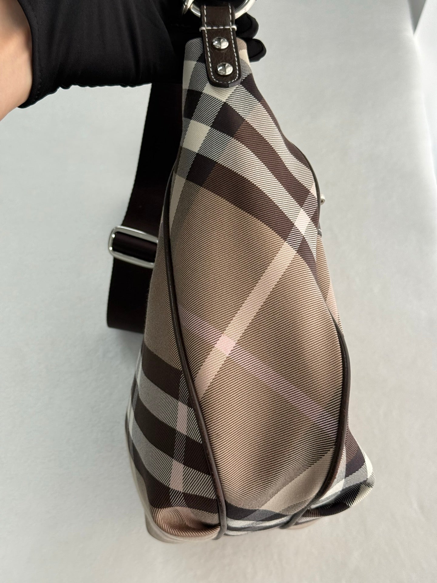 Burberry Check 2Ways Shoulder bag Blue Label