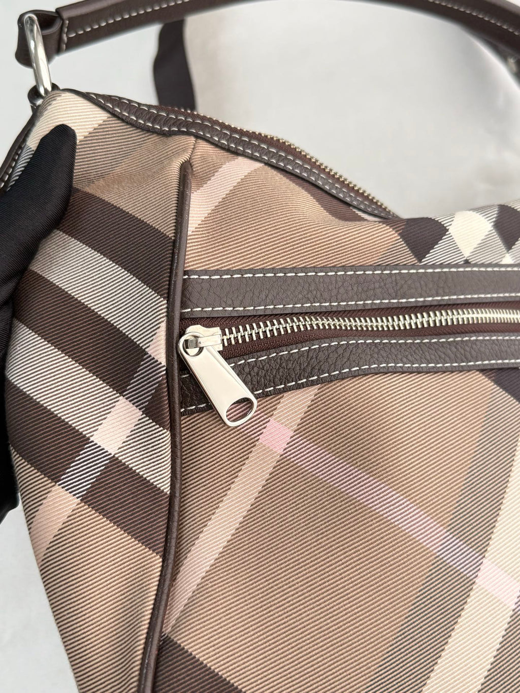 Burberry Check 2Ways Shoulder bag Blue Label