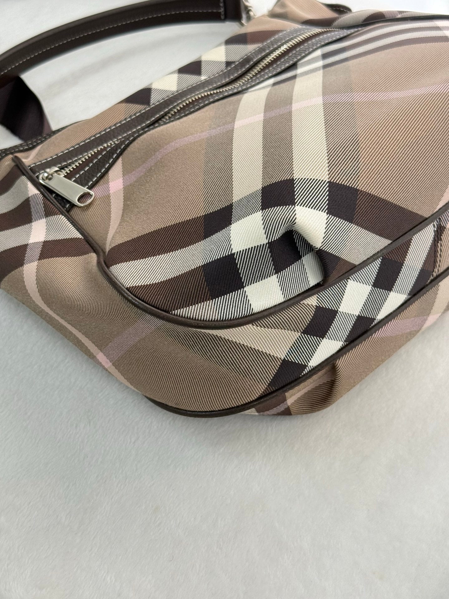 Burberry Check 2Ways Shoulder bag Blue Label