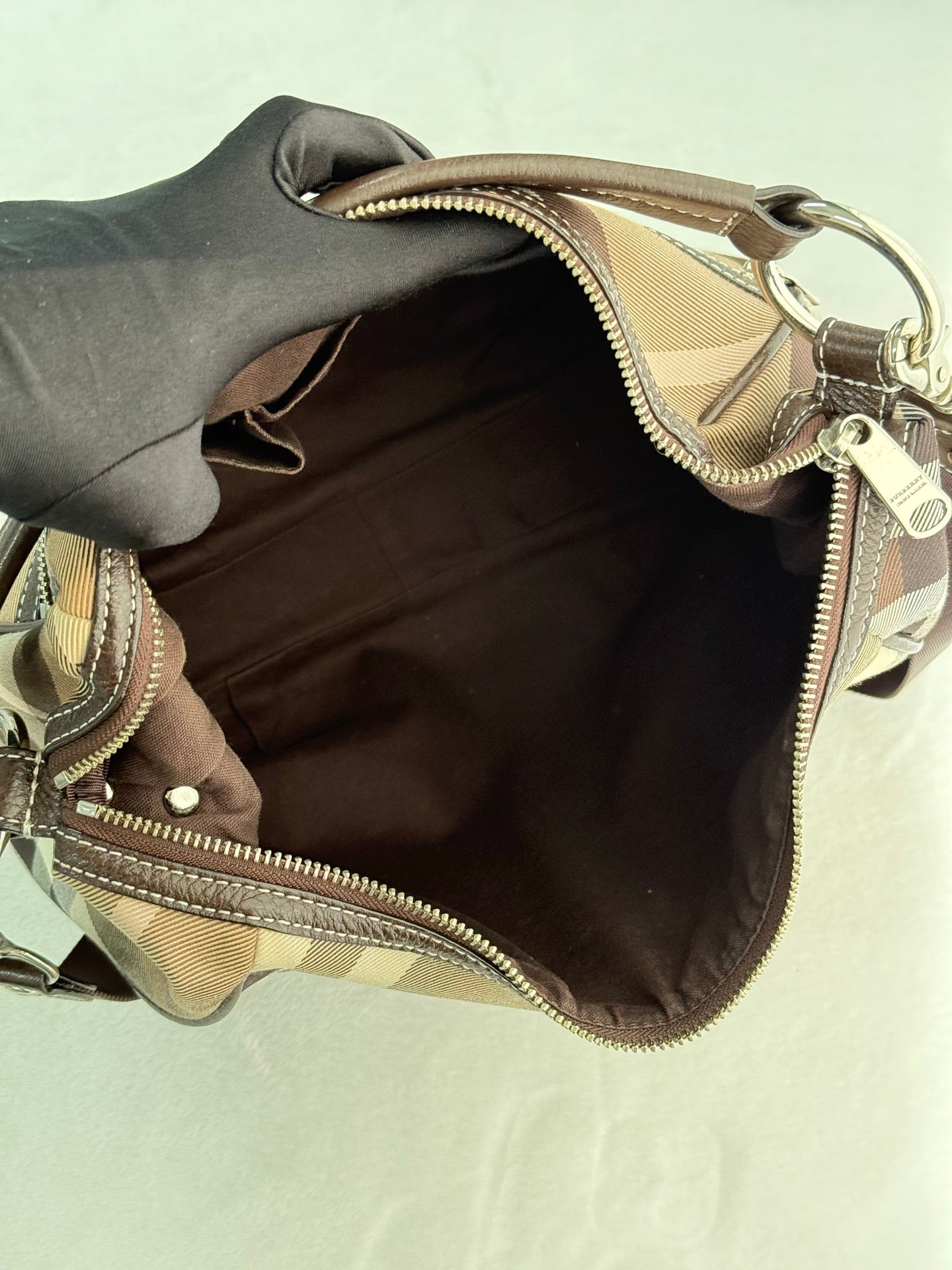Burberry Check 2Ways Shoulder bag Blue Label