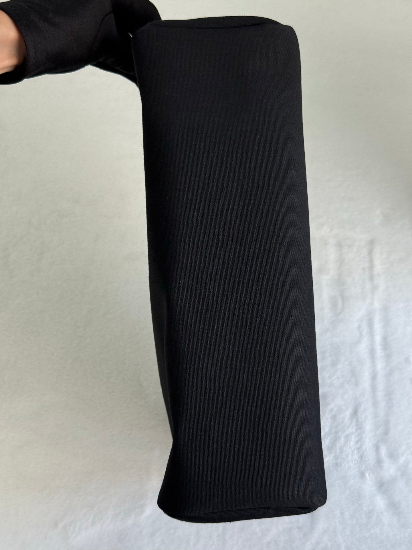 HERMES Herbag Zip 30 Black Toile Vache Palladium Hardware