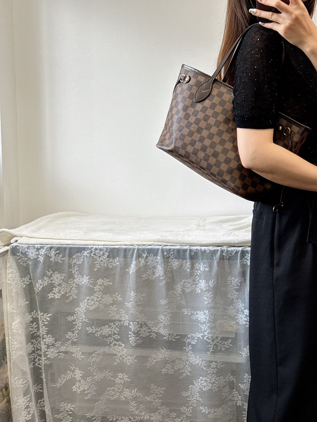 LOUIS VUITTON Damier Neverfull PM
