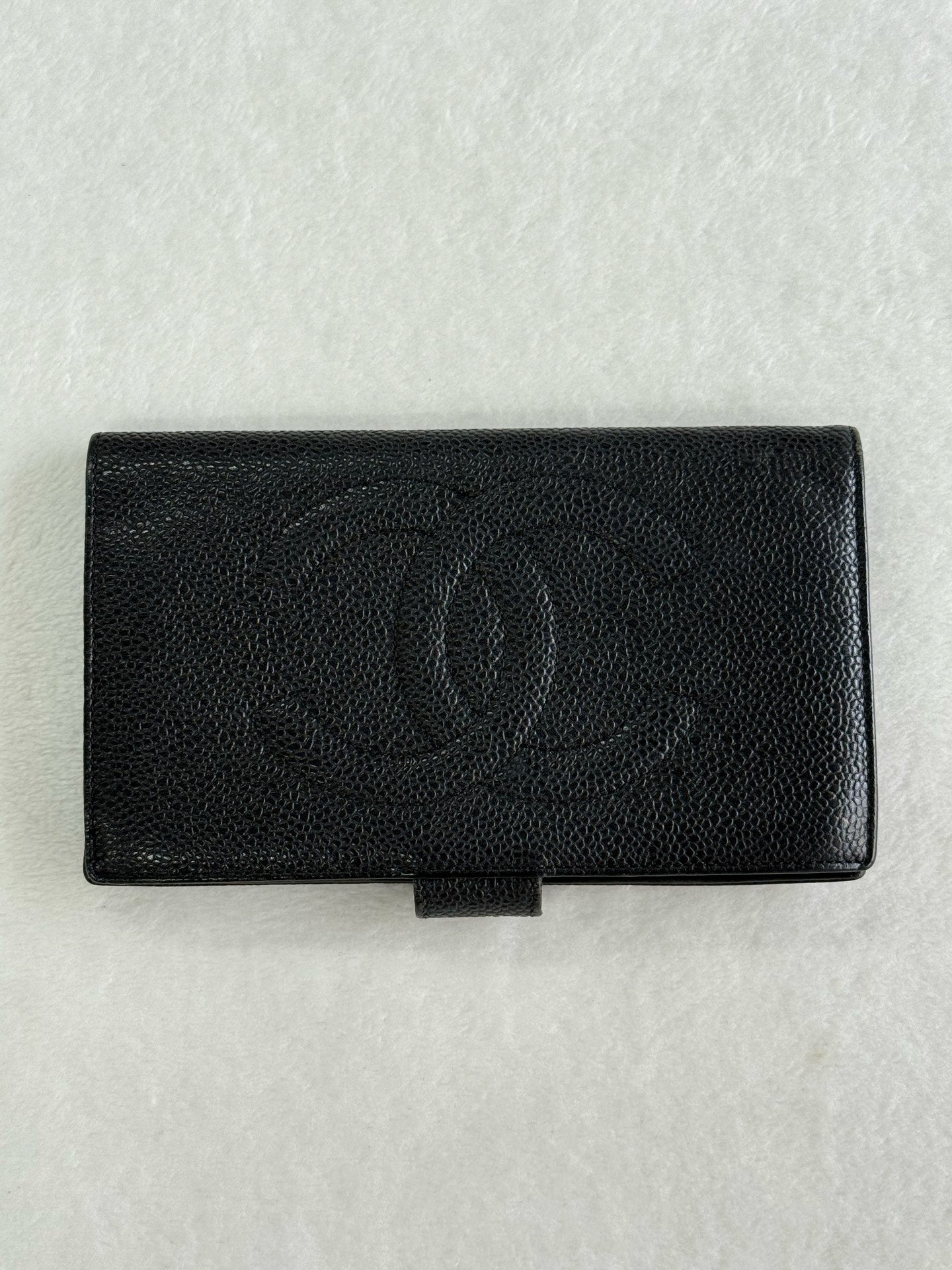 CHANEL Cavier Trifold Wallet