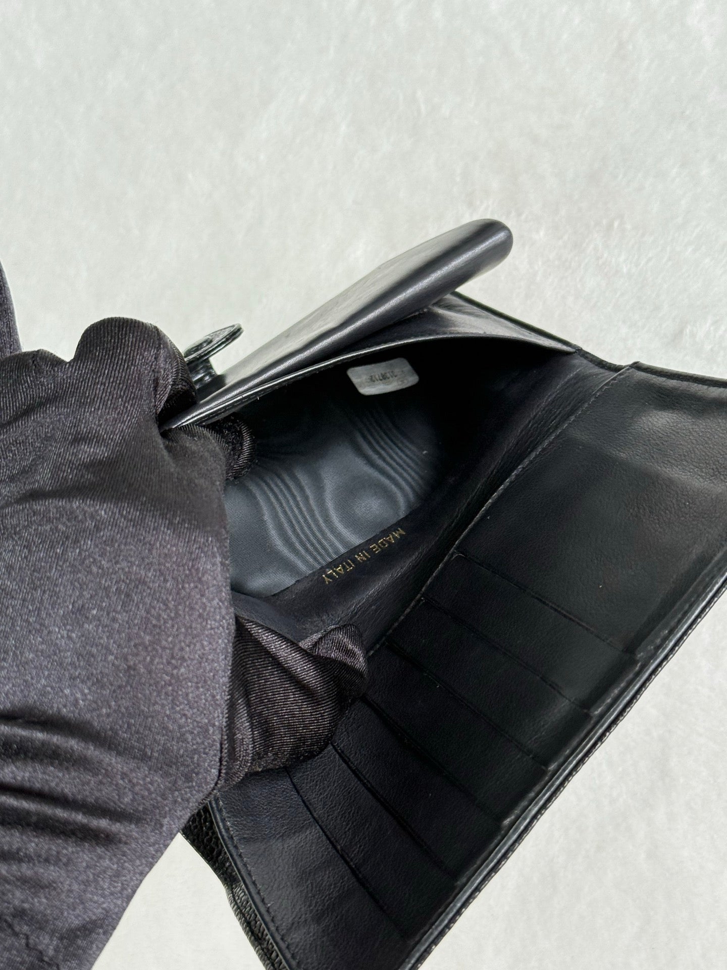CHANEL Cavier Trifold Wallet